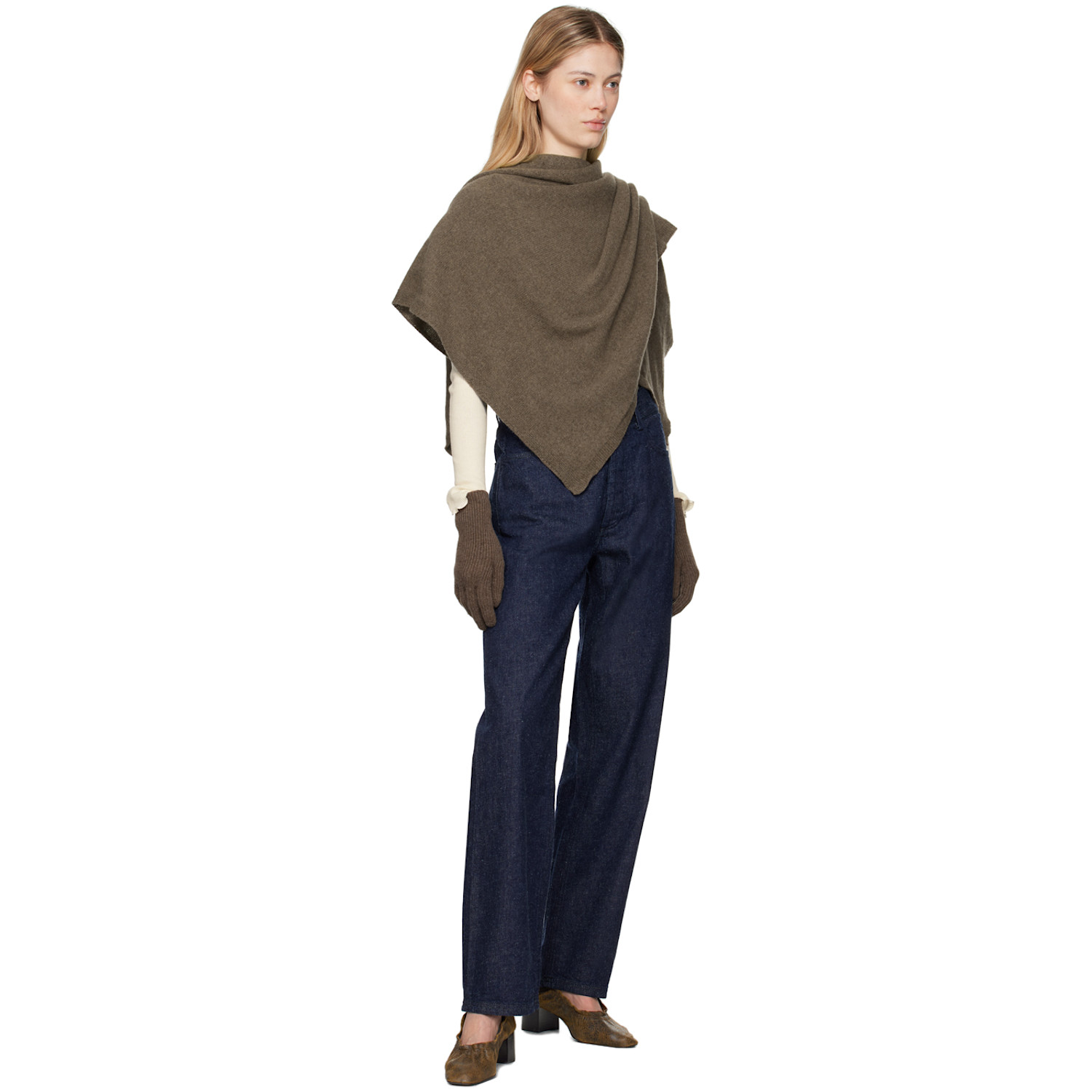  Baserange Brown Whit Scarf 