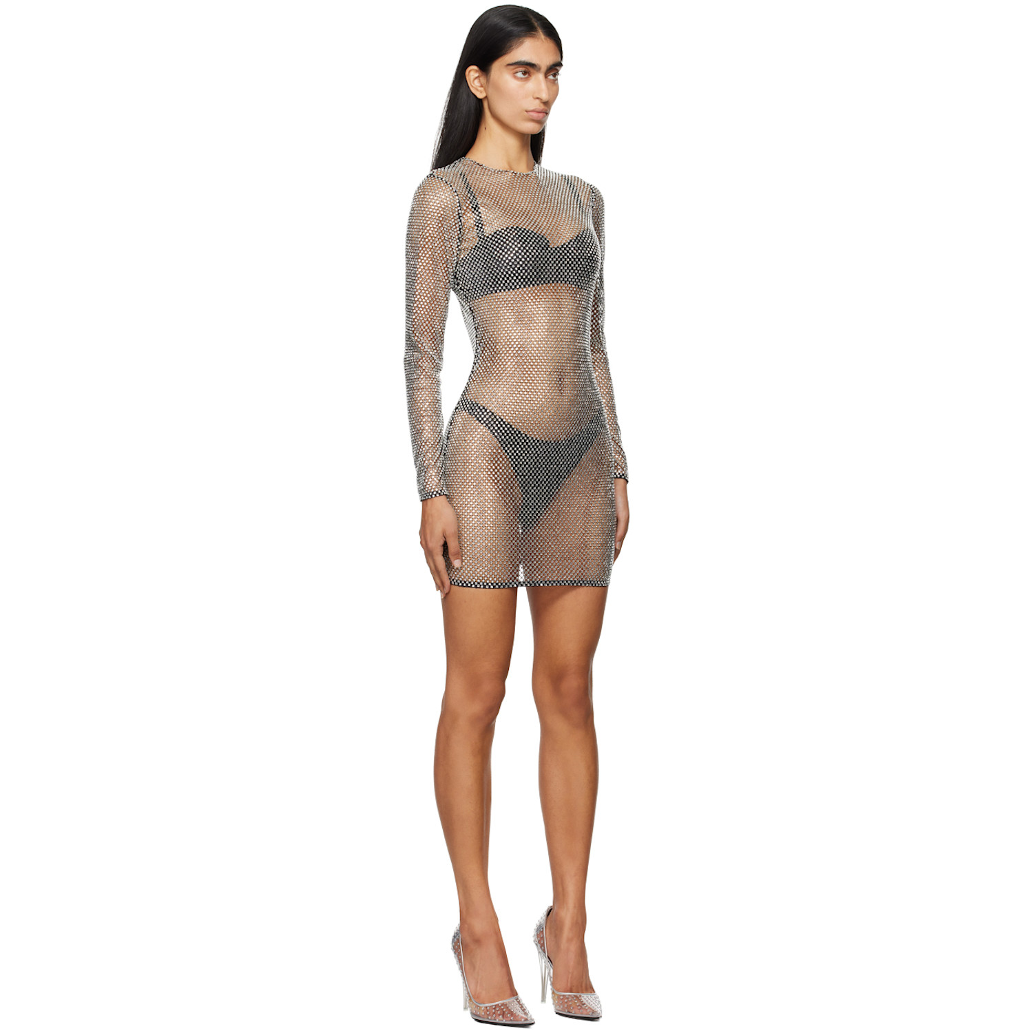  Ashley Williams Black Vegas Minidress 