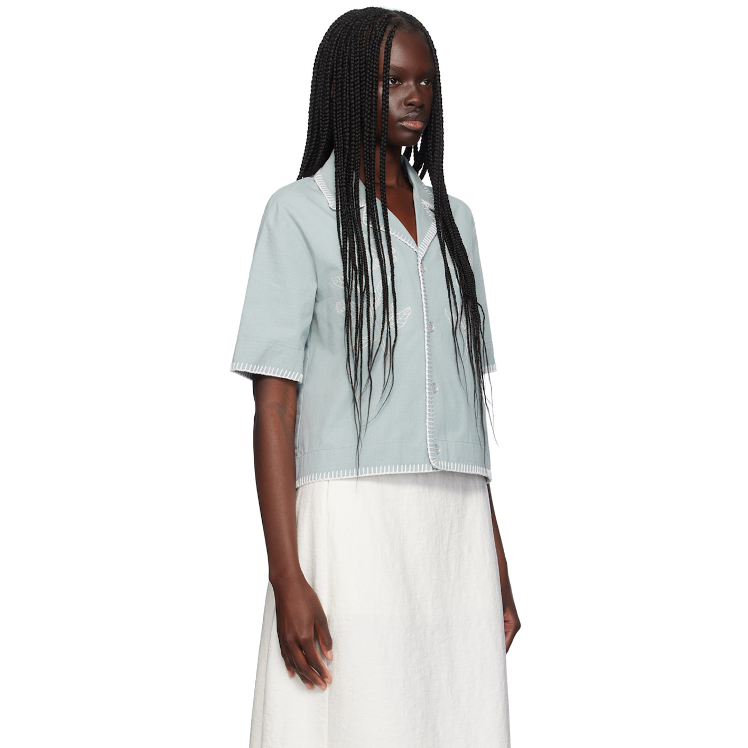  Holzweiler Blue Gorti Shirt 