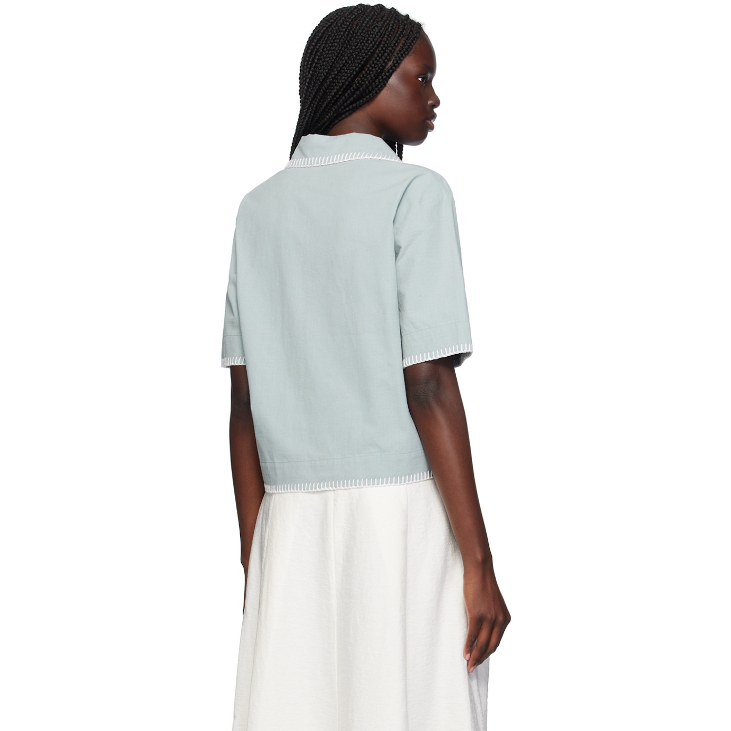  Holzweiler Blue Gorti Shirt 