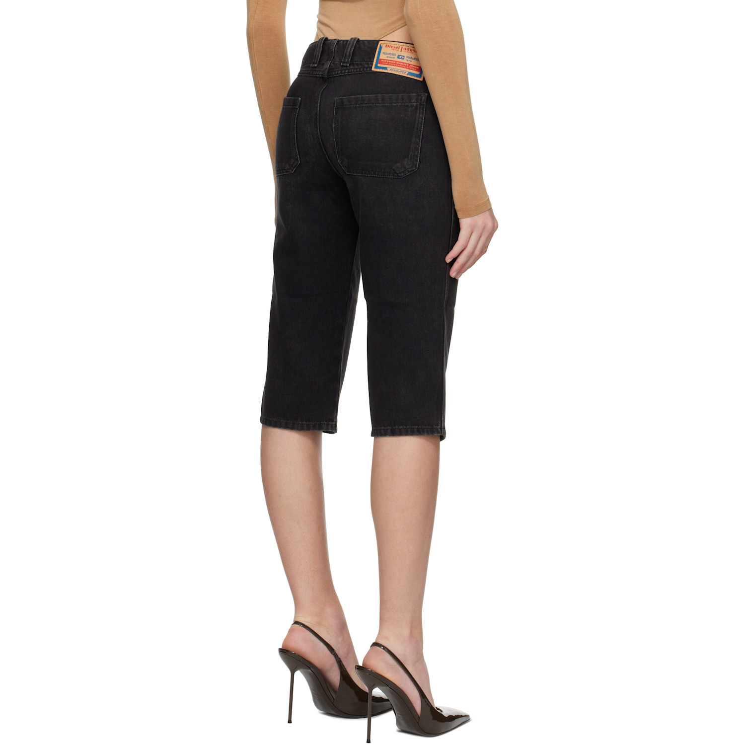  Diesel Black De-keate Denim Shorts 