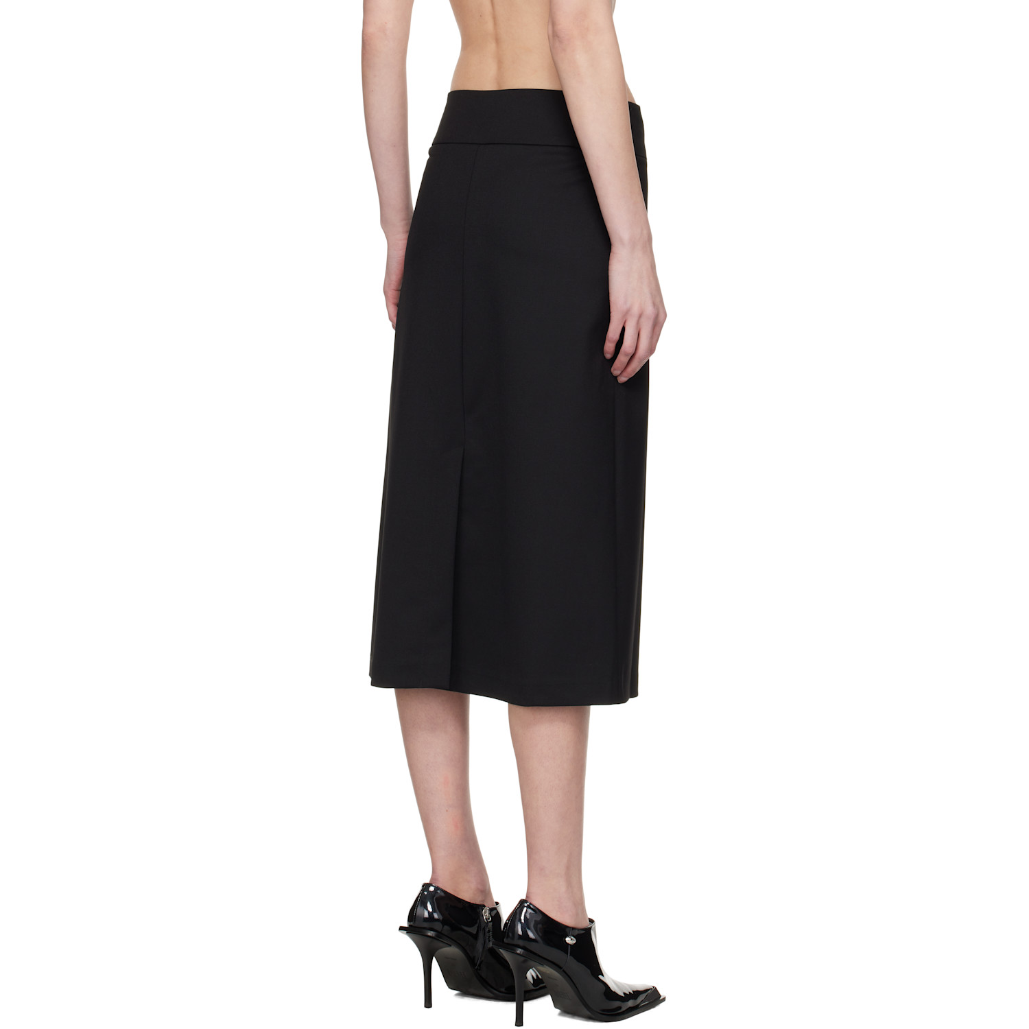  Diesel Black O-seus Midi Skirt 