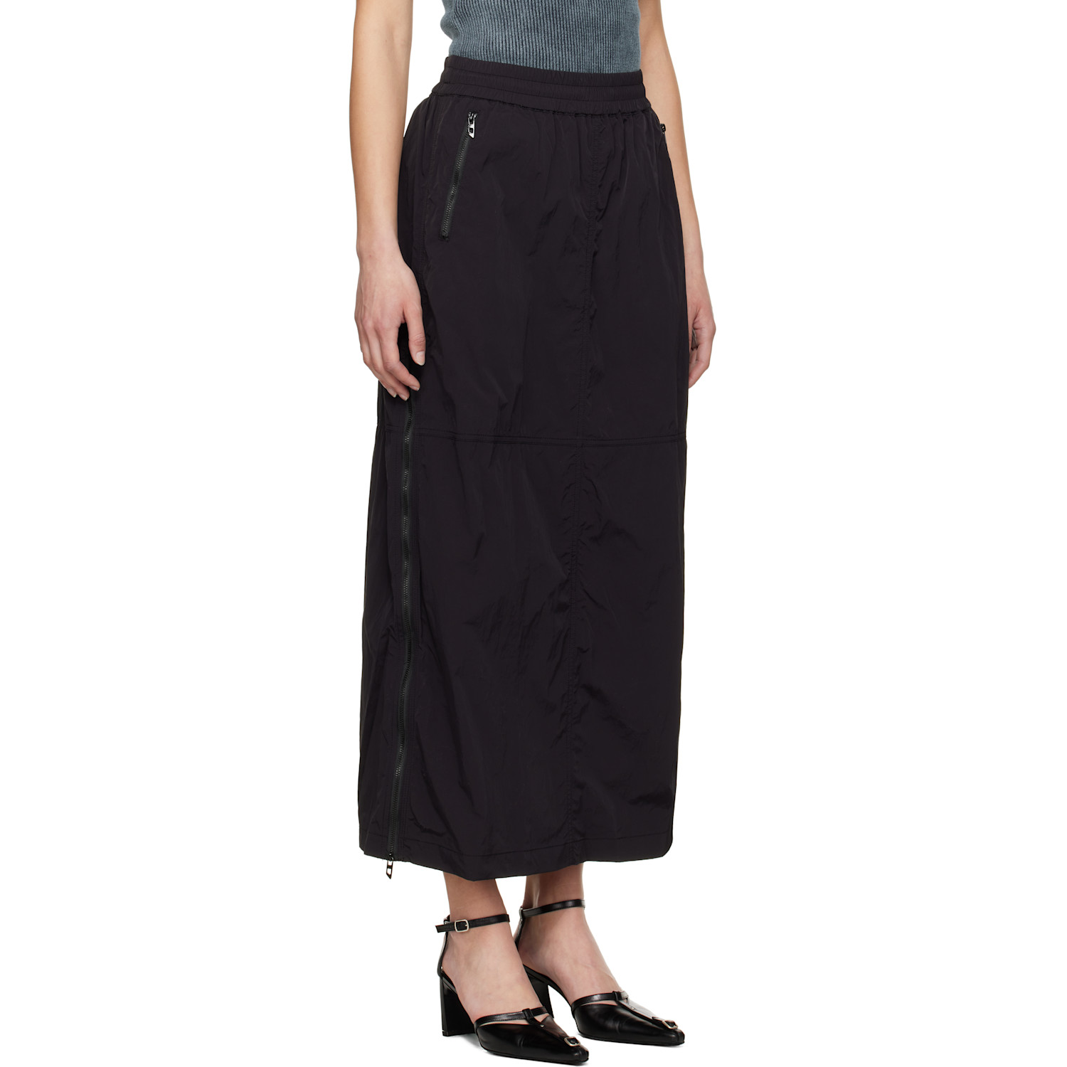  Diesel Black O-hazel-q3 Maxi Skirt 