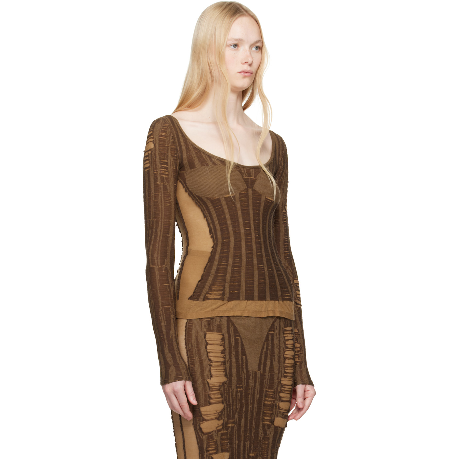  Diesel Brown M-calai T-shirt 