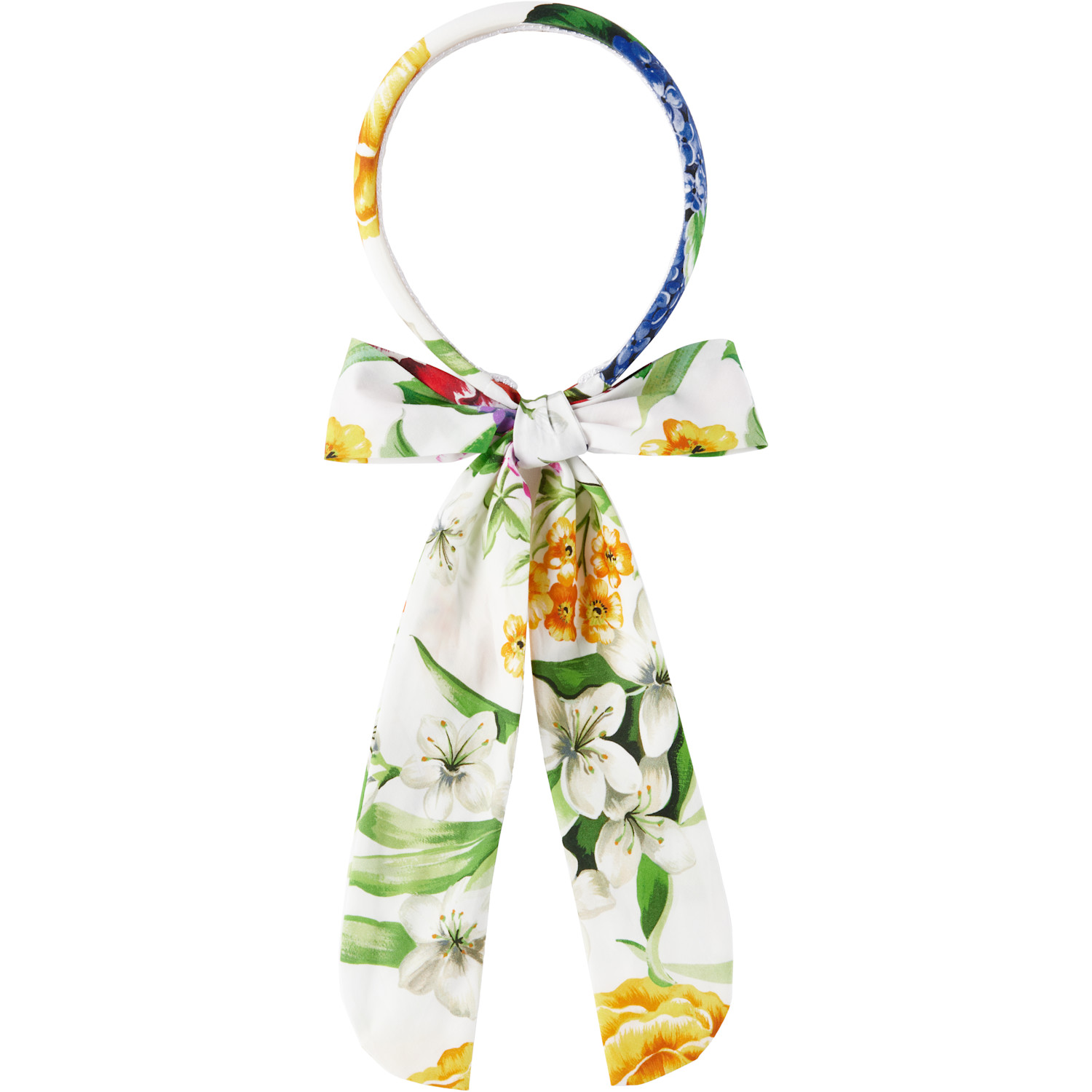  Dolce&gabbana Kids Multicolor Floral Headband 