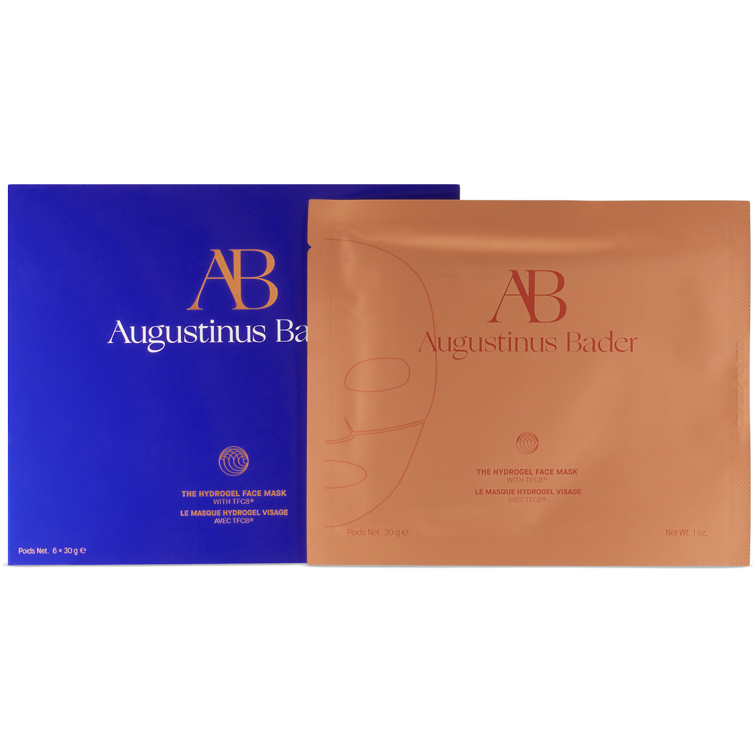  Augustinus Bader The Hydrogel Face Mask Set, 6 X 30 G 
