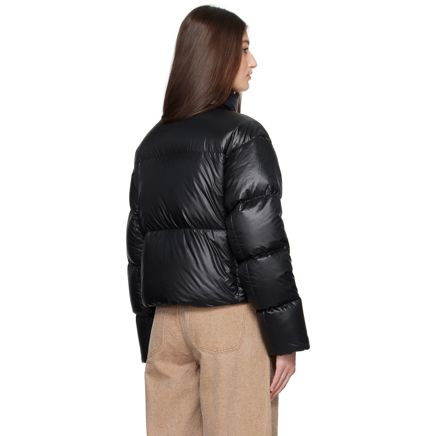  Canada Goose Black Cypress Cropped Down Jacket 