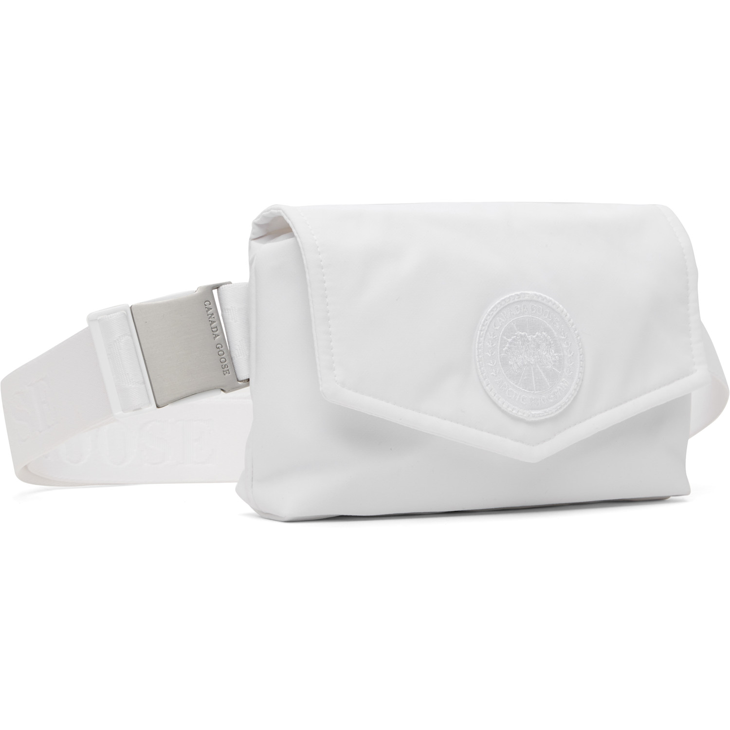  Canada Goose White Mini Waist Pack Belt Bag 