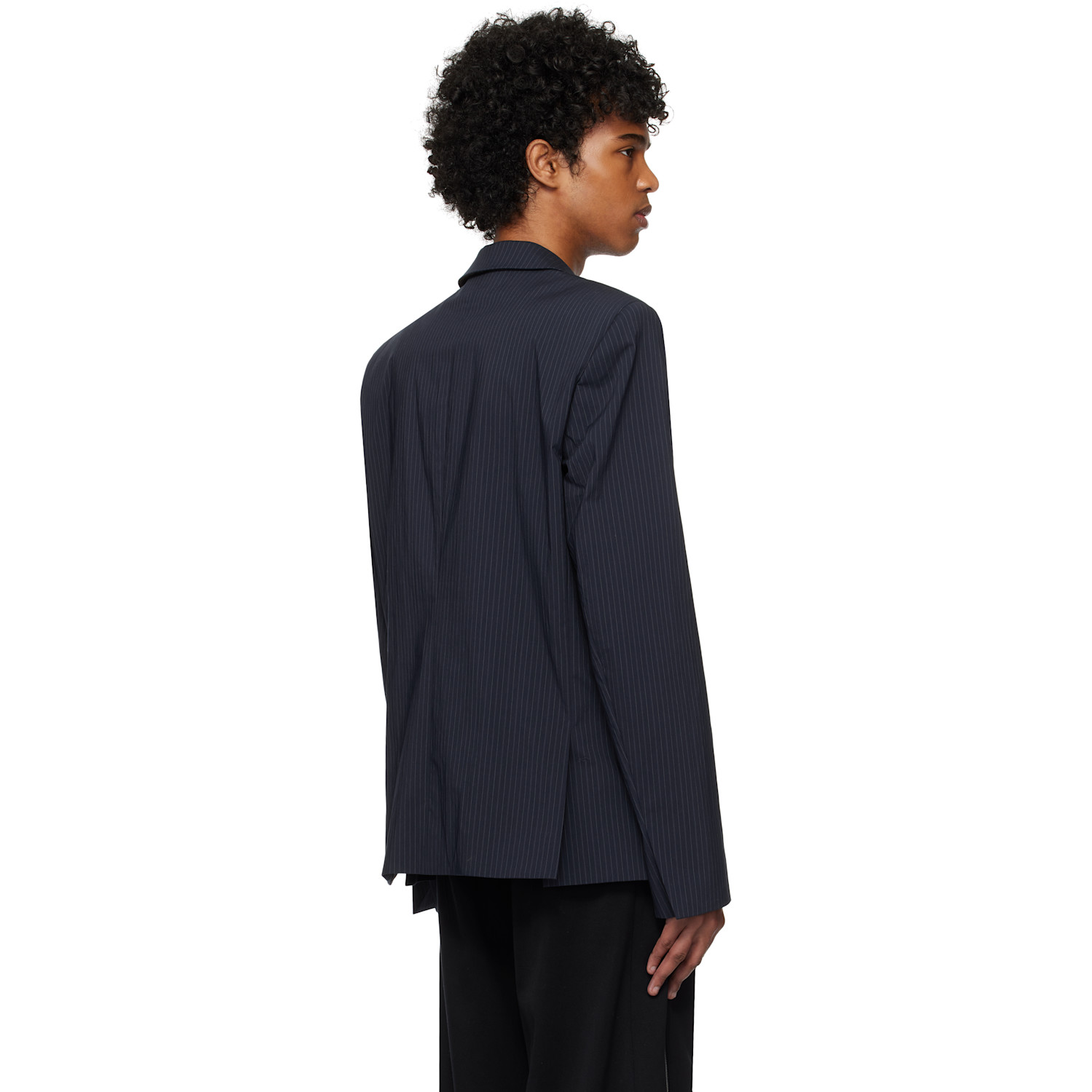  Ottolinger Navy Oversize Split Blazer 