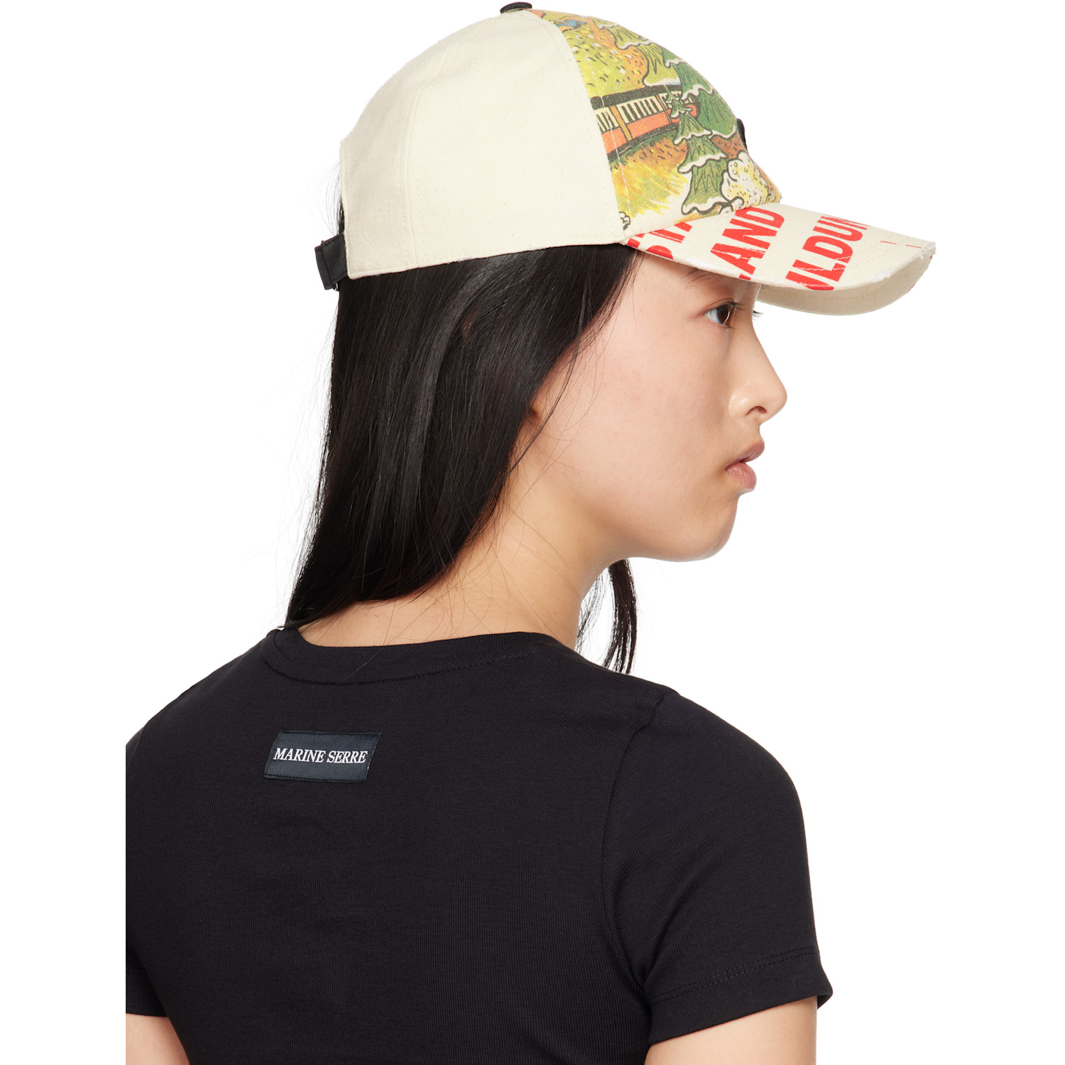  Marine Serre Off-white Regenerated Tote Bags Baseball Cap 