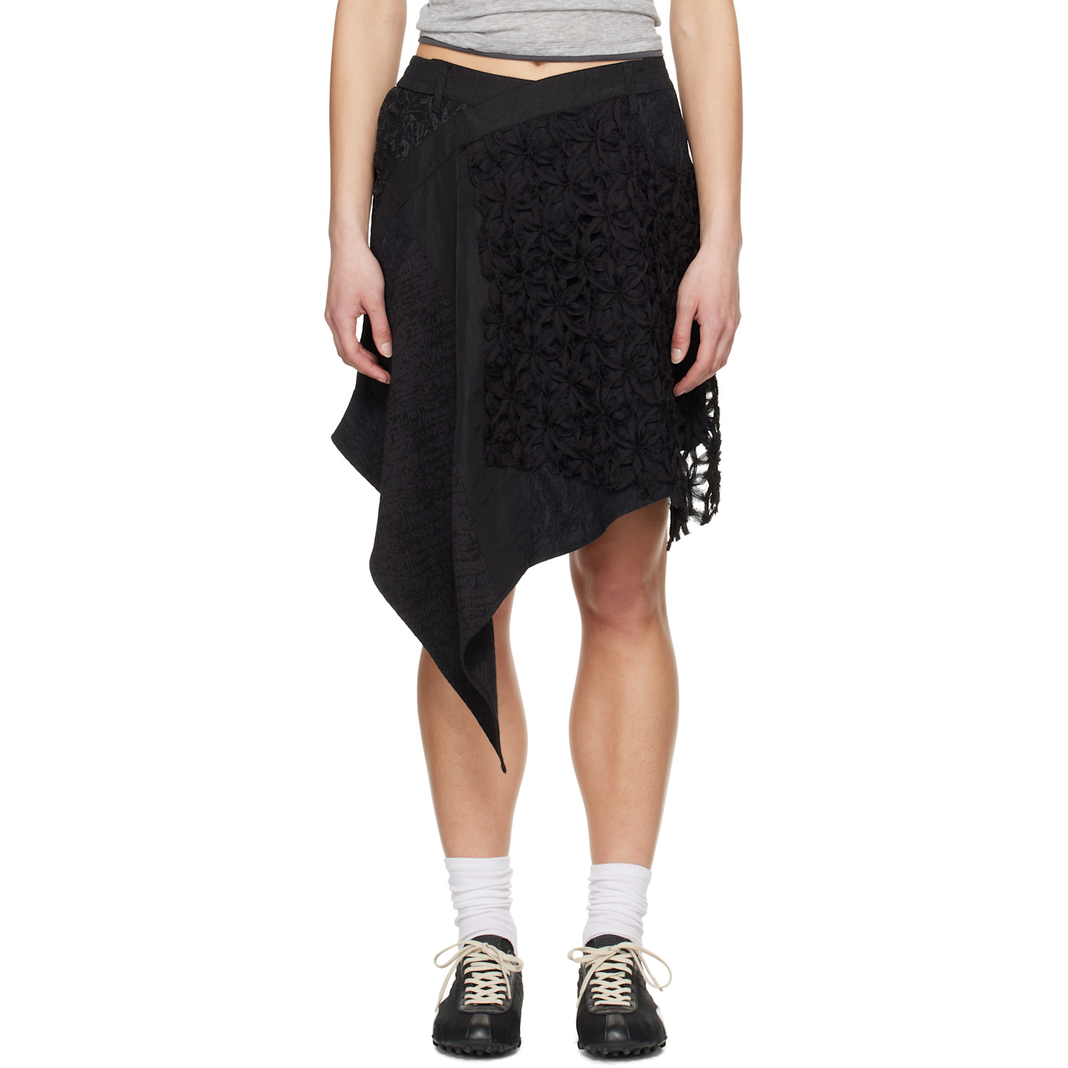 ADER error Black Medium Miniskirt
