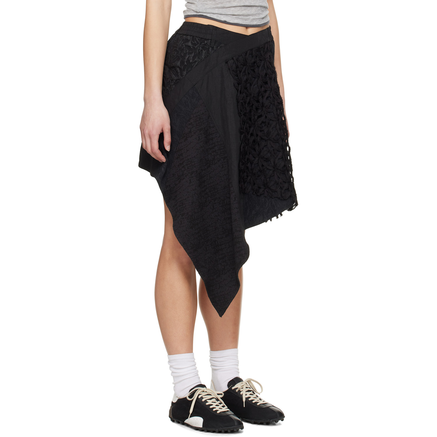 Ader Error Minijupe Medium Noire 