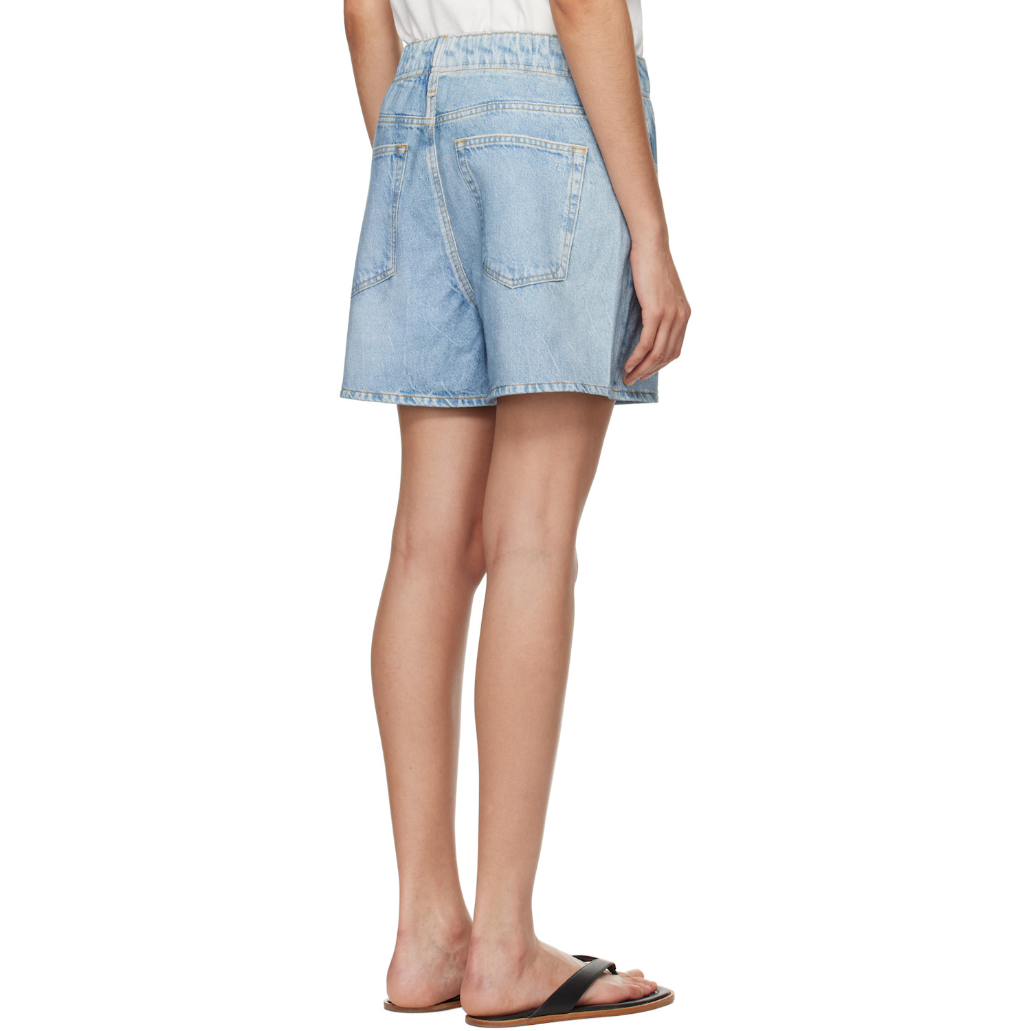  Rag & Bone Blue Miramar Terry Walking Shorts 