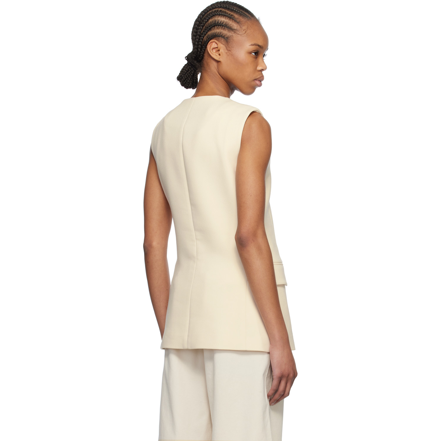  Rag & Bone Beige Bartlet Vest 