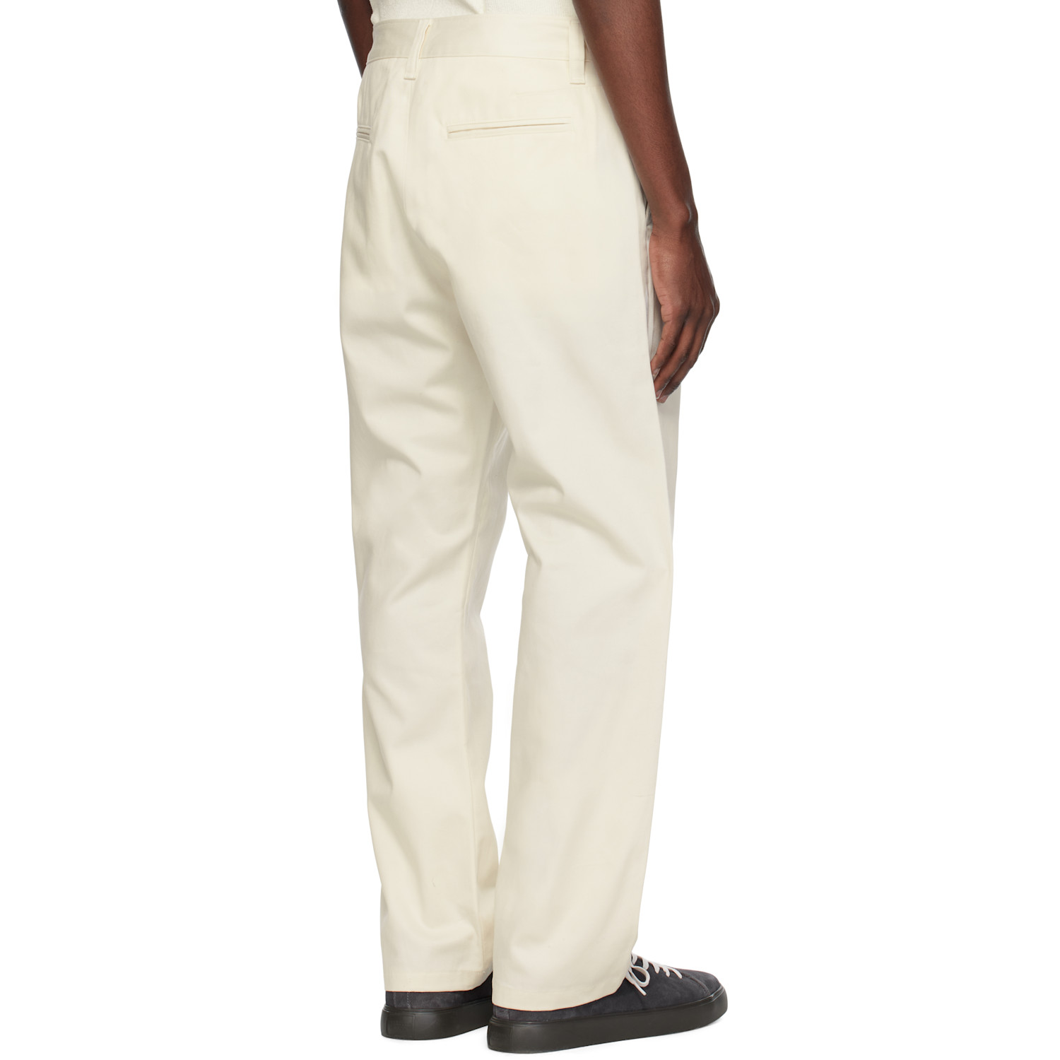  Rag & Bone Off-white Haydon Straight Fit Cotton Chino Trousers 
