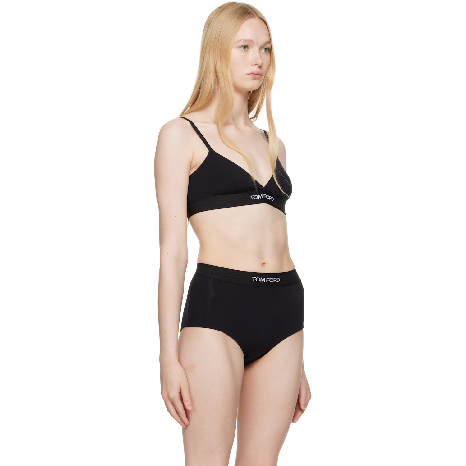  Tom Ford Black Modal Signature Bra 