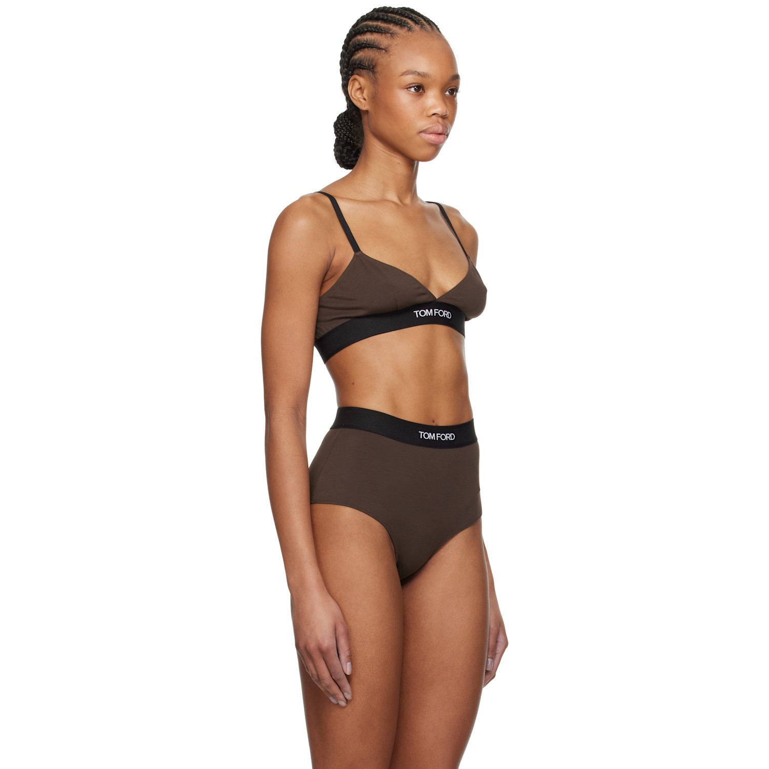  Tom Ford Brown Modal Signature Bra 