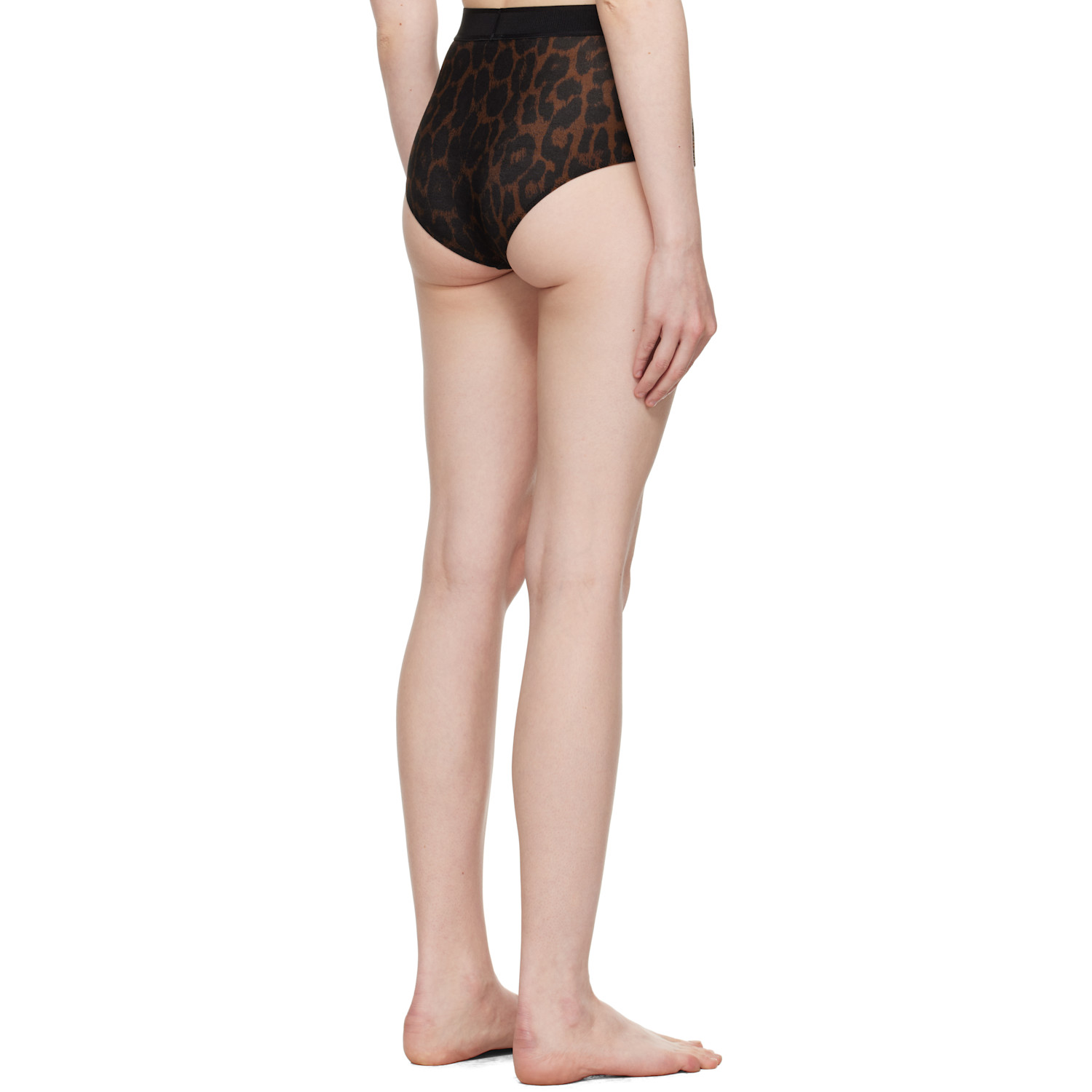  Tom Ford Brown Leopard Modal Signature Briefs 