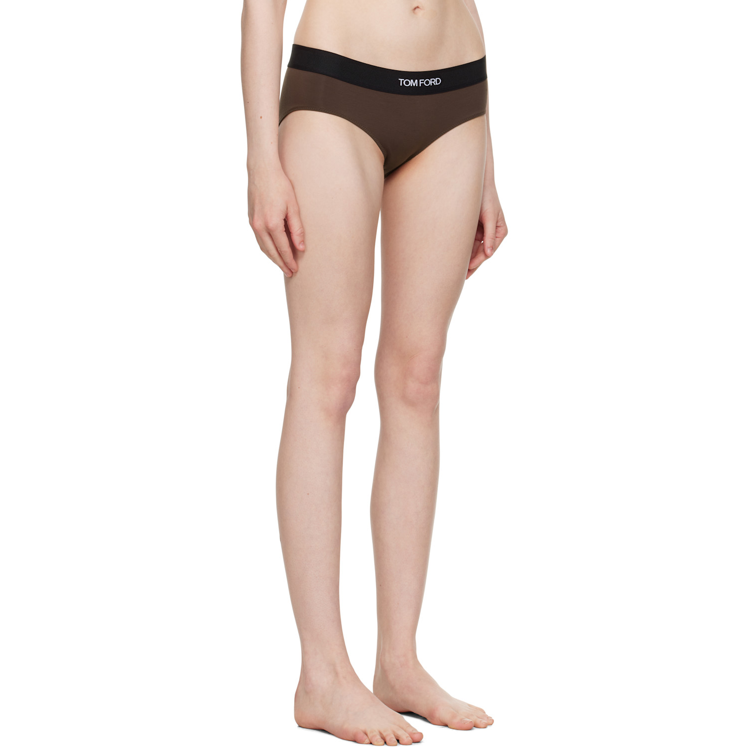  Tom Ford Brown Modal Signature Briefs 
