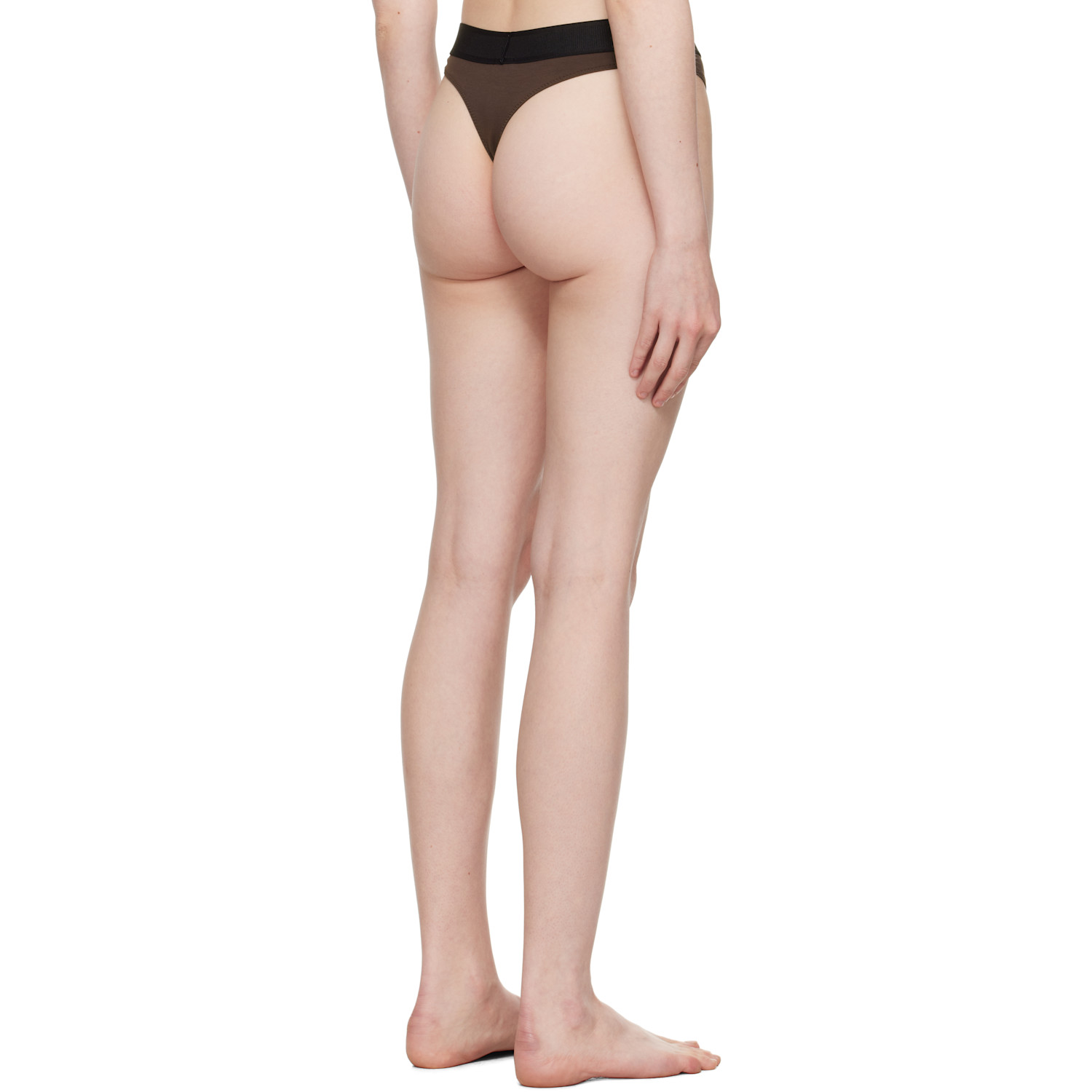  Tom Ford Brown Modal Signature Thong 