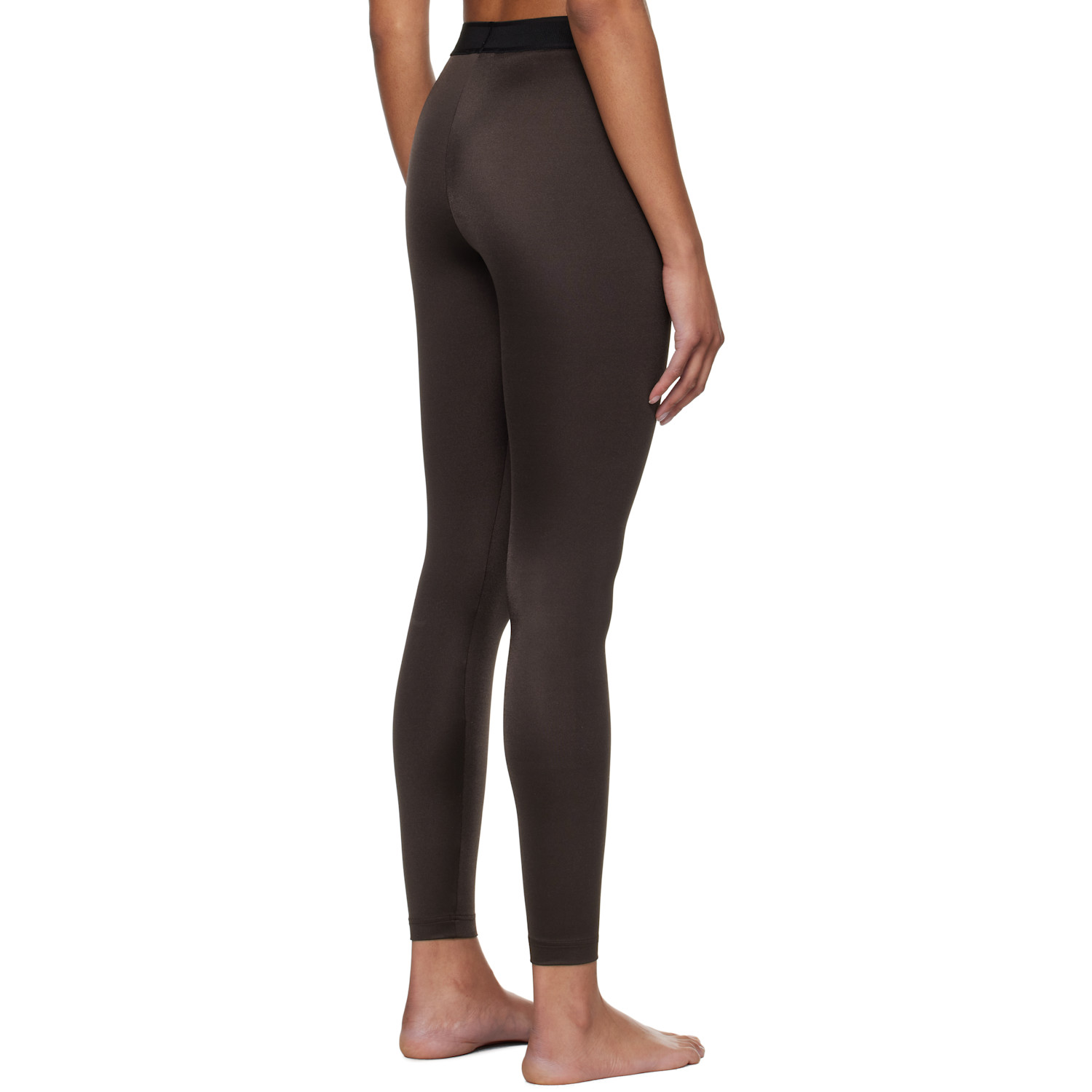  Tom Ford Brown Lustrous Signature Leggings 