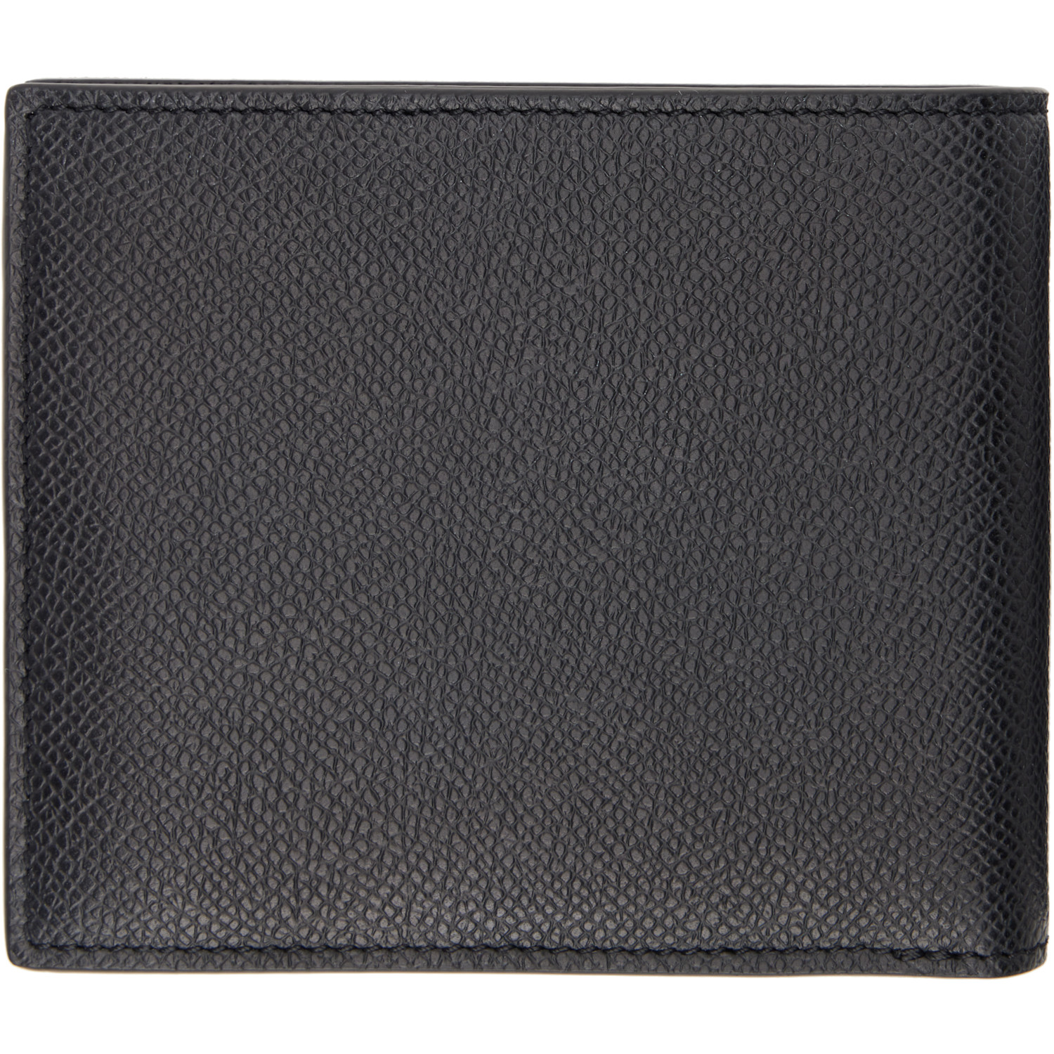  Tom Ford Black Small Grain Leather Bifold Wallet 