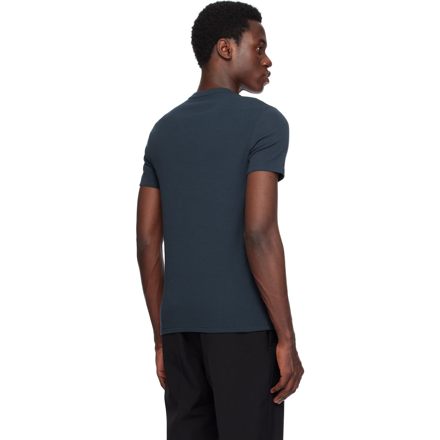  Tom Ford Navy Cotton Stretch Jersey T-shirt 
