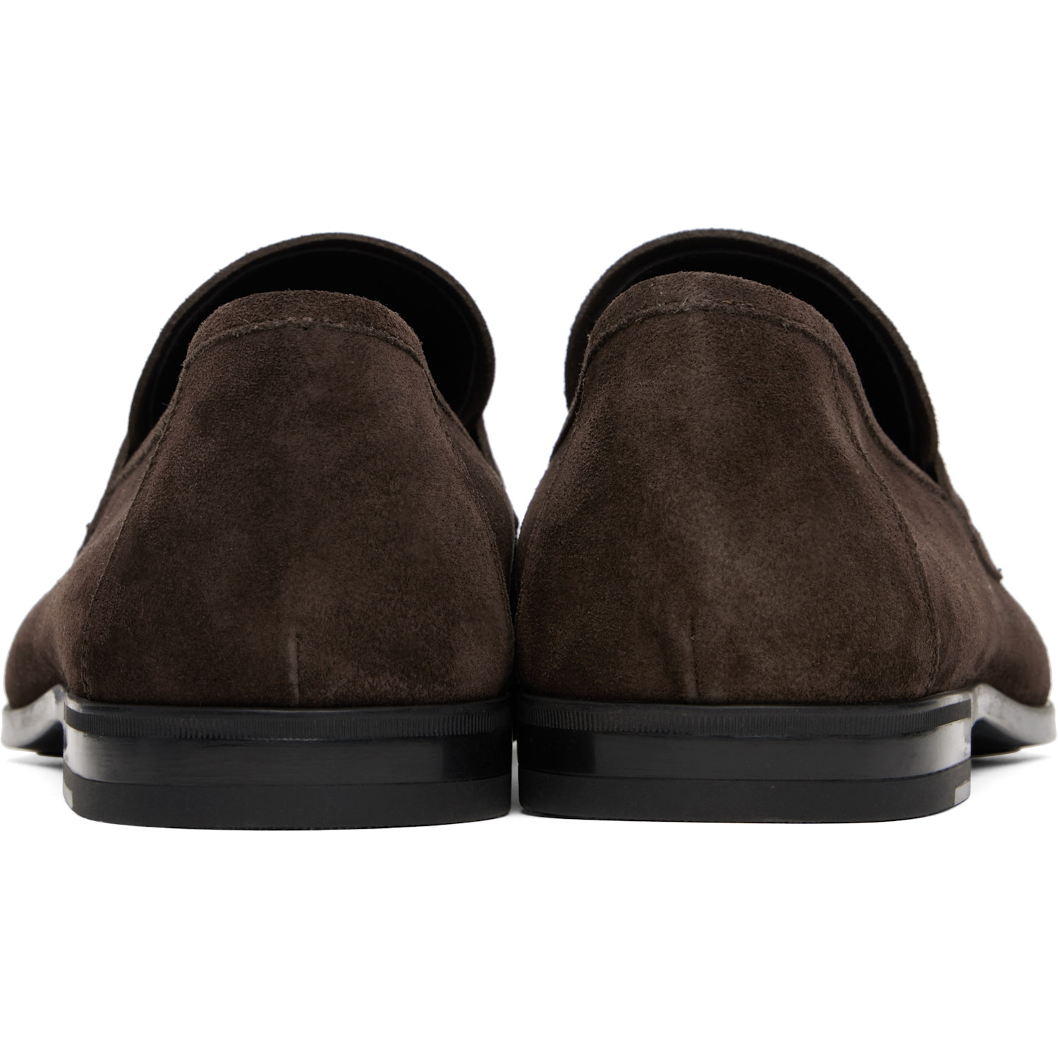  Tom Ford Brown Suede Sean Twisted Band Loafers 