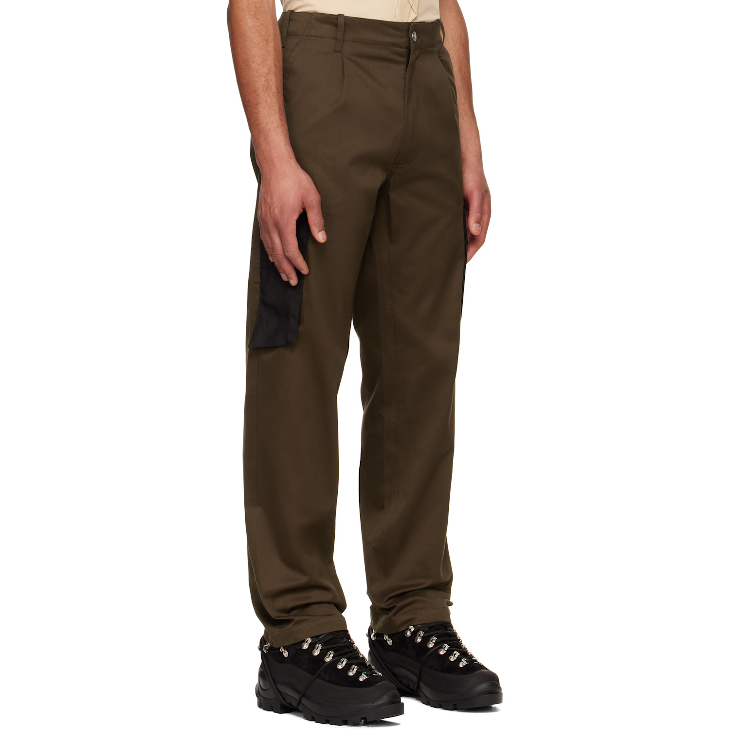  Olly Shinder Brown Gardiner Cargo Pants 