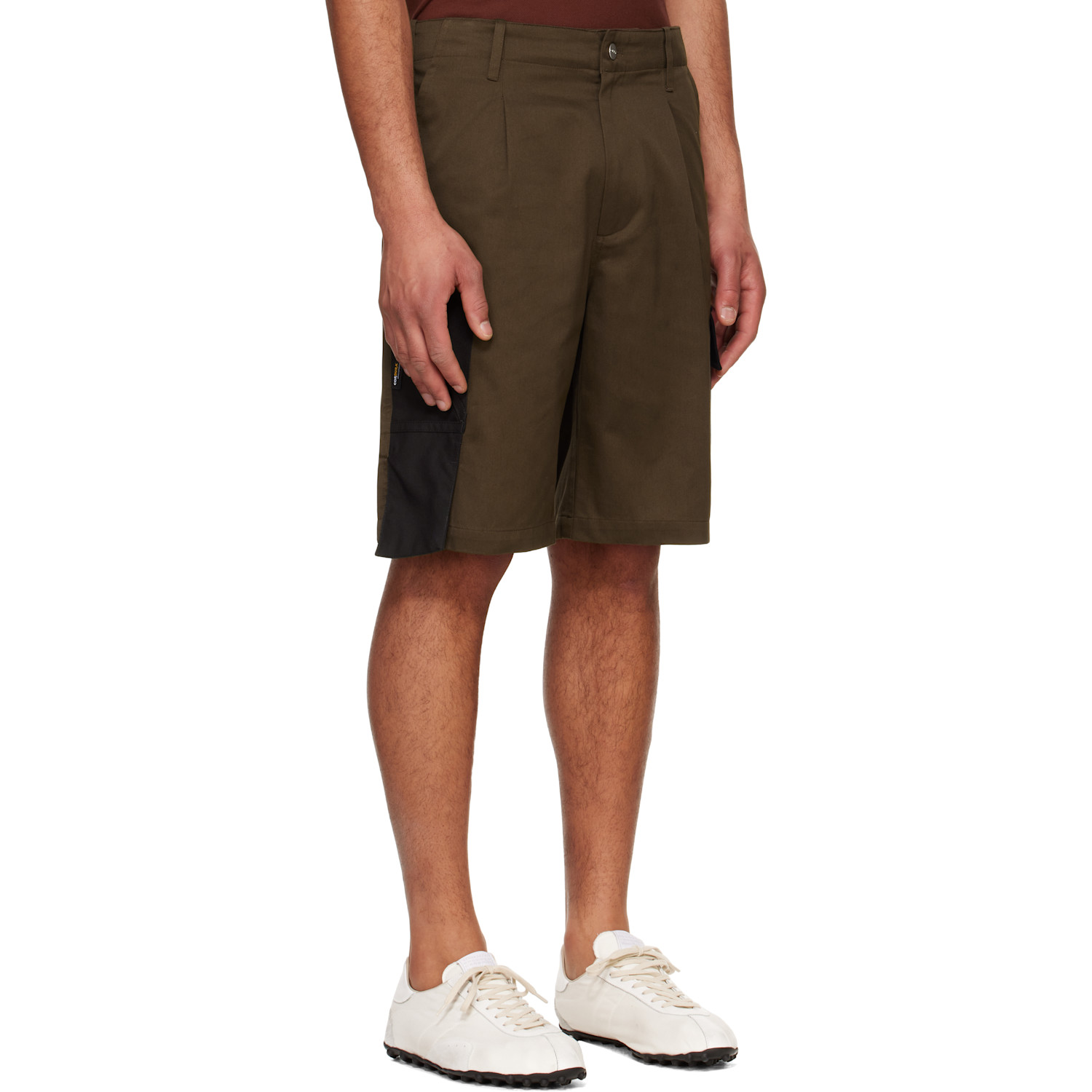  Olly Shinder Brown Gardiner Shorts 