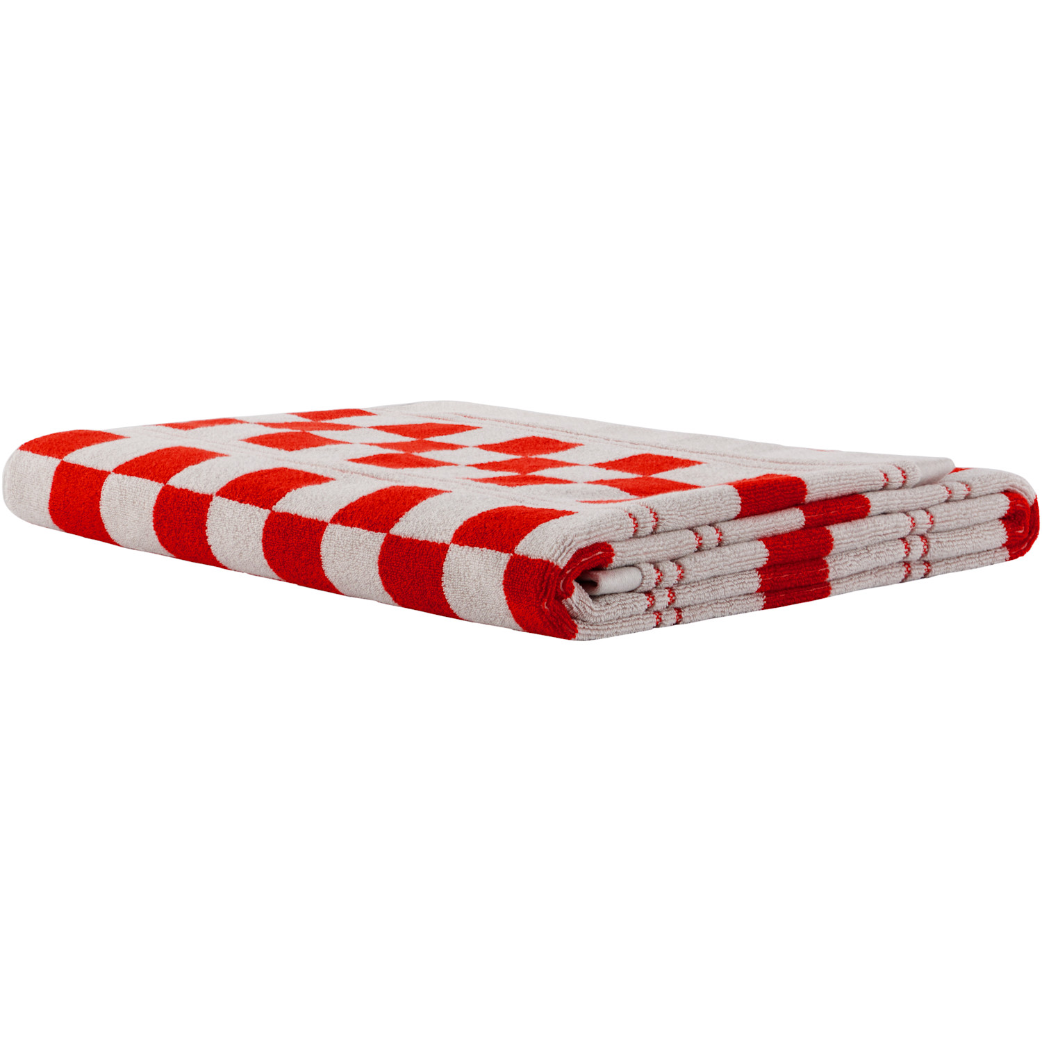  Baina Gray & Red Busby Pool Towel 