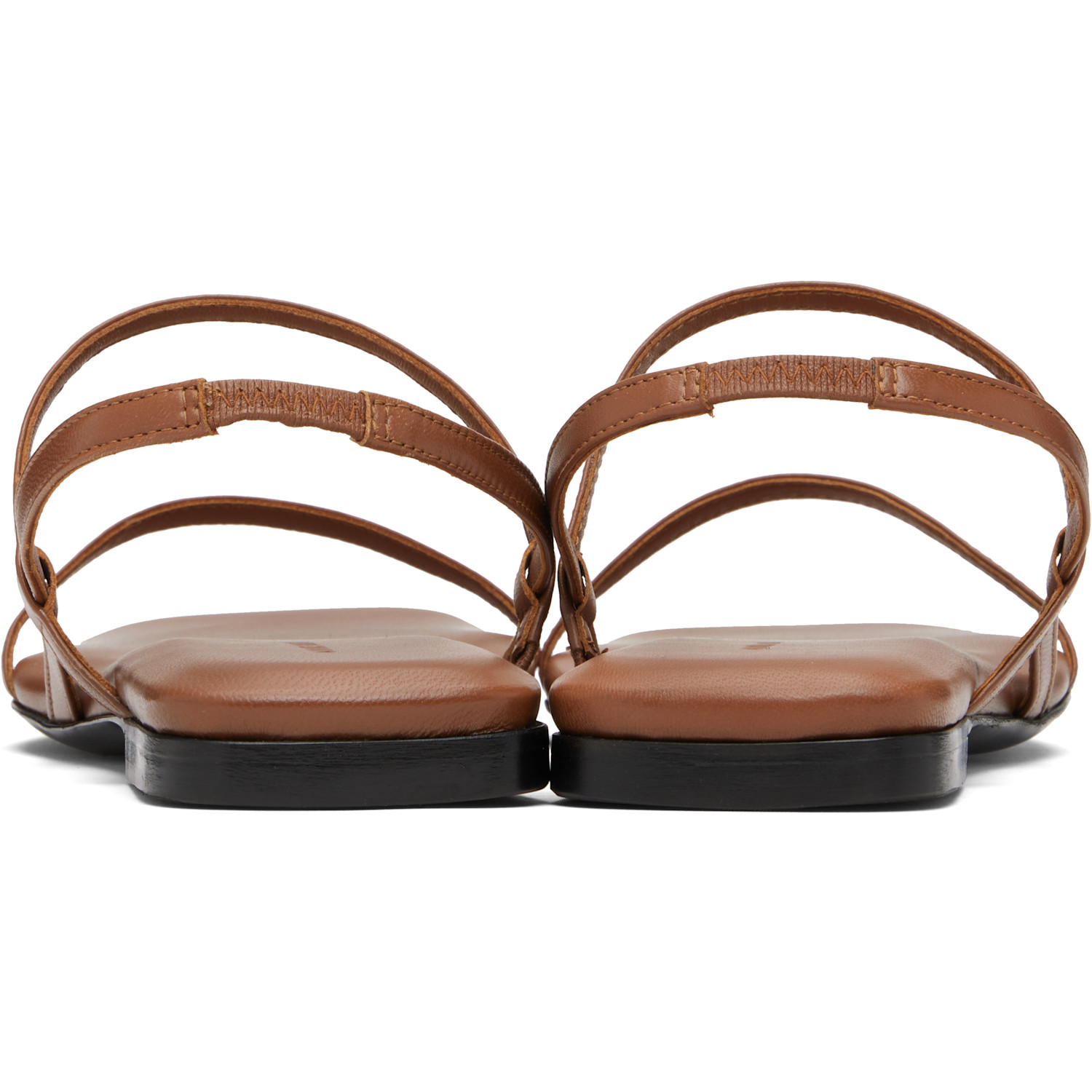  Anine Bing Brown Hilda Flat Sandals 