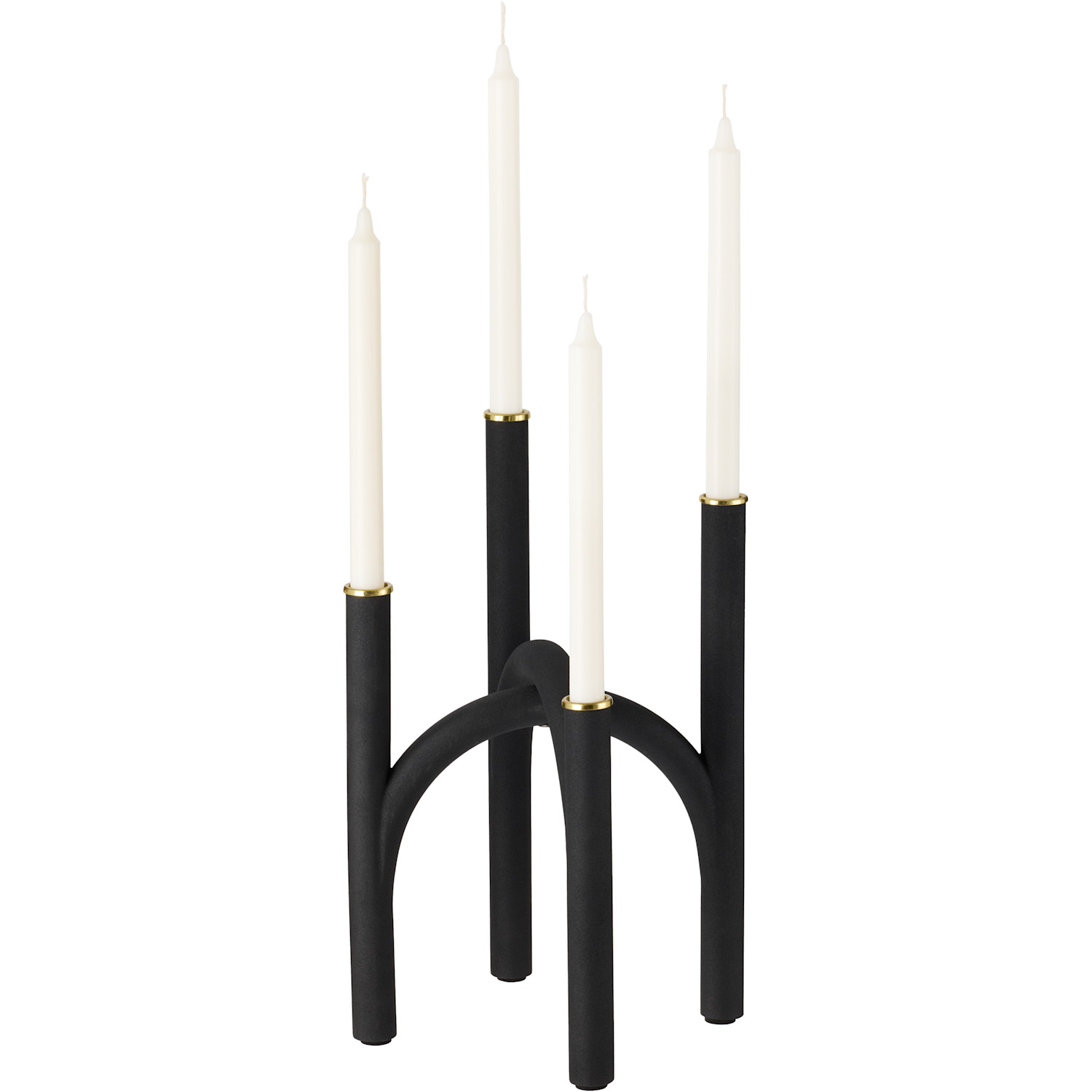  Aytm Black Angui Candle Holder 
