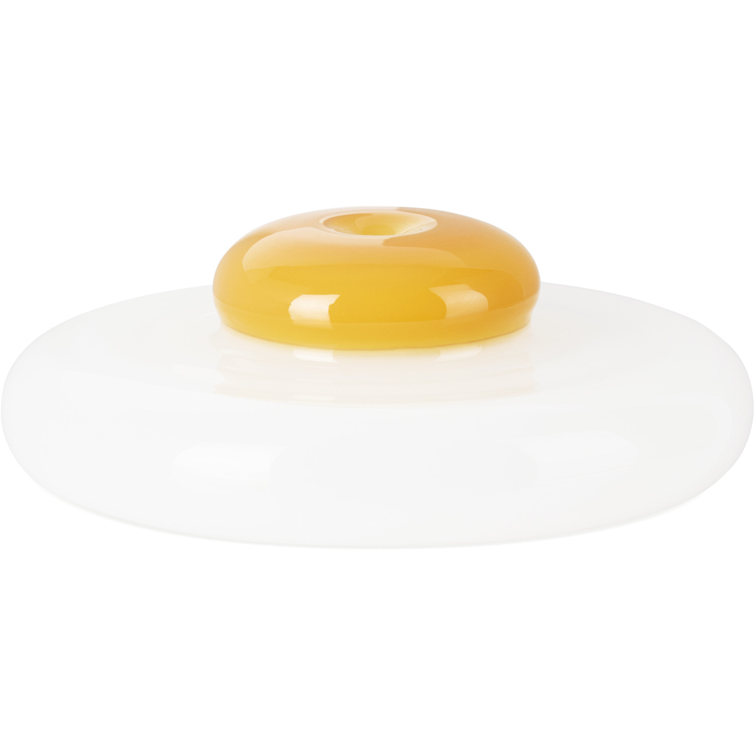  Maison Balzac White & Yellow 'the Good Egg' Incense Holder 