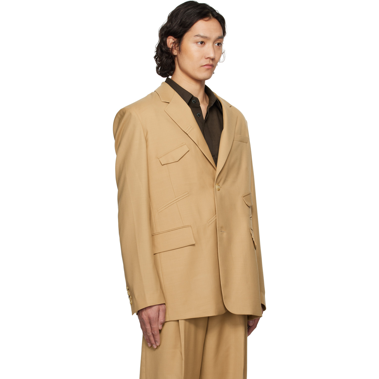  Feng Chen Wang Tan Multi Slash Blazer 