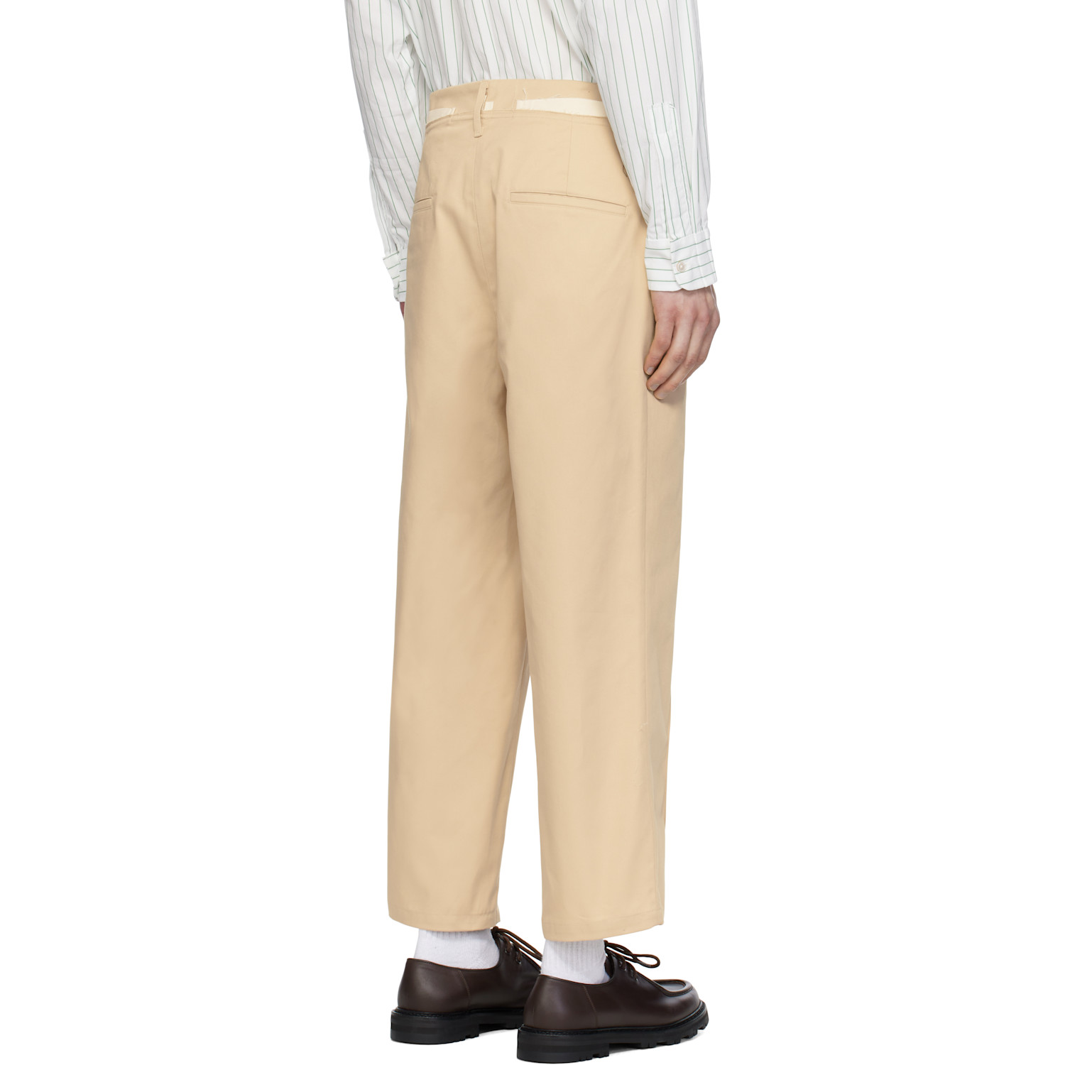  Camiel Fortgens Beige Slack Trousers 