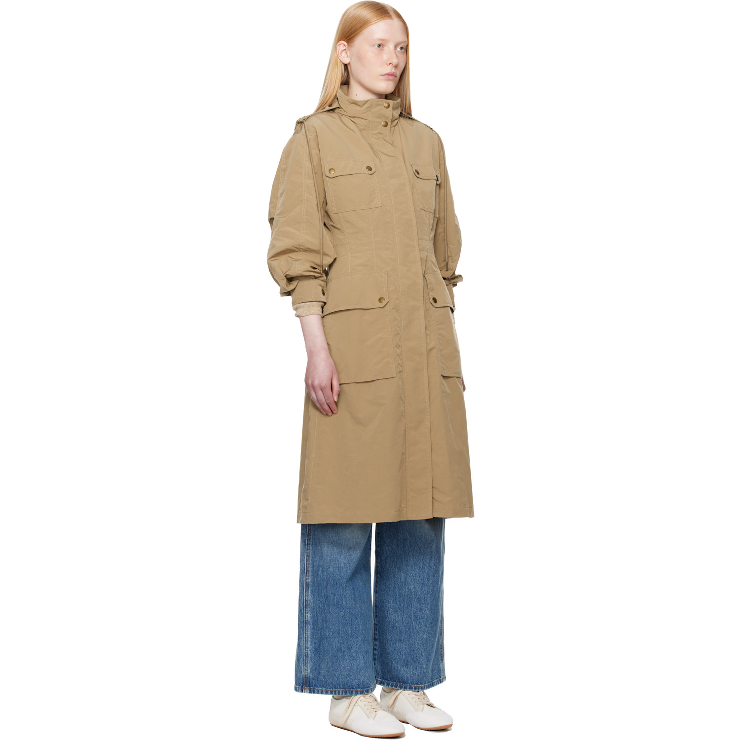 Moncler Tan Nantes Parka Coat 