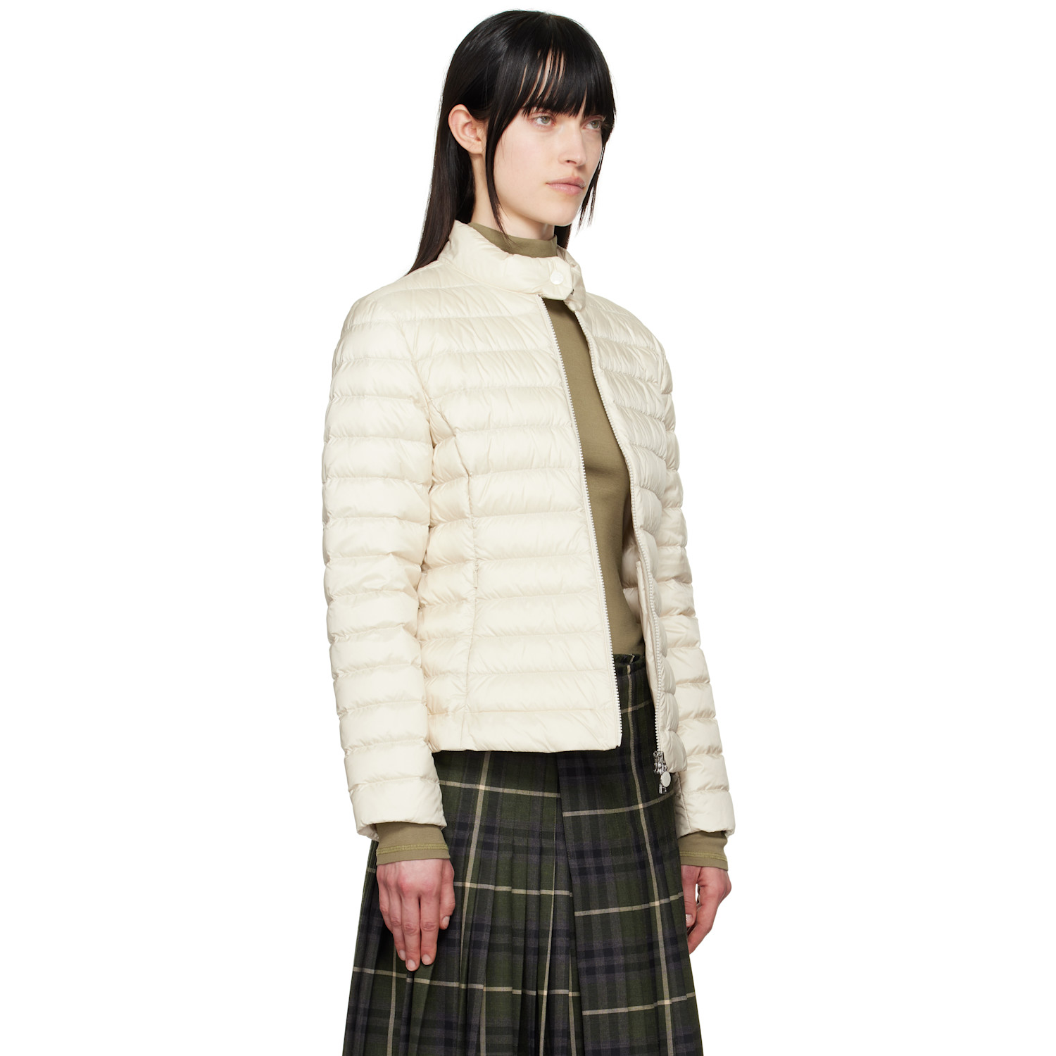  Moncler Off-white Igelle Short Down Jacket 