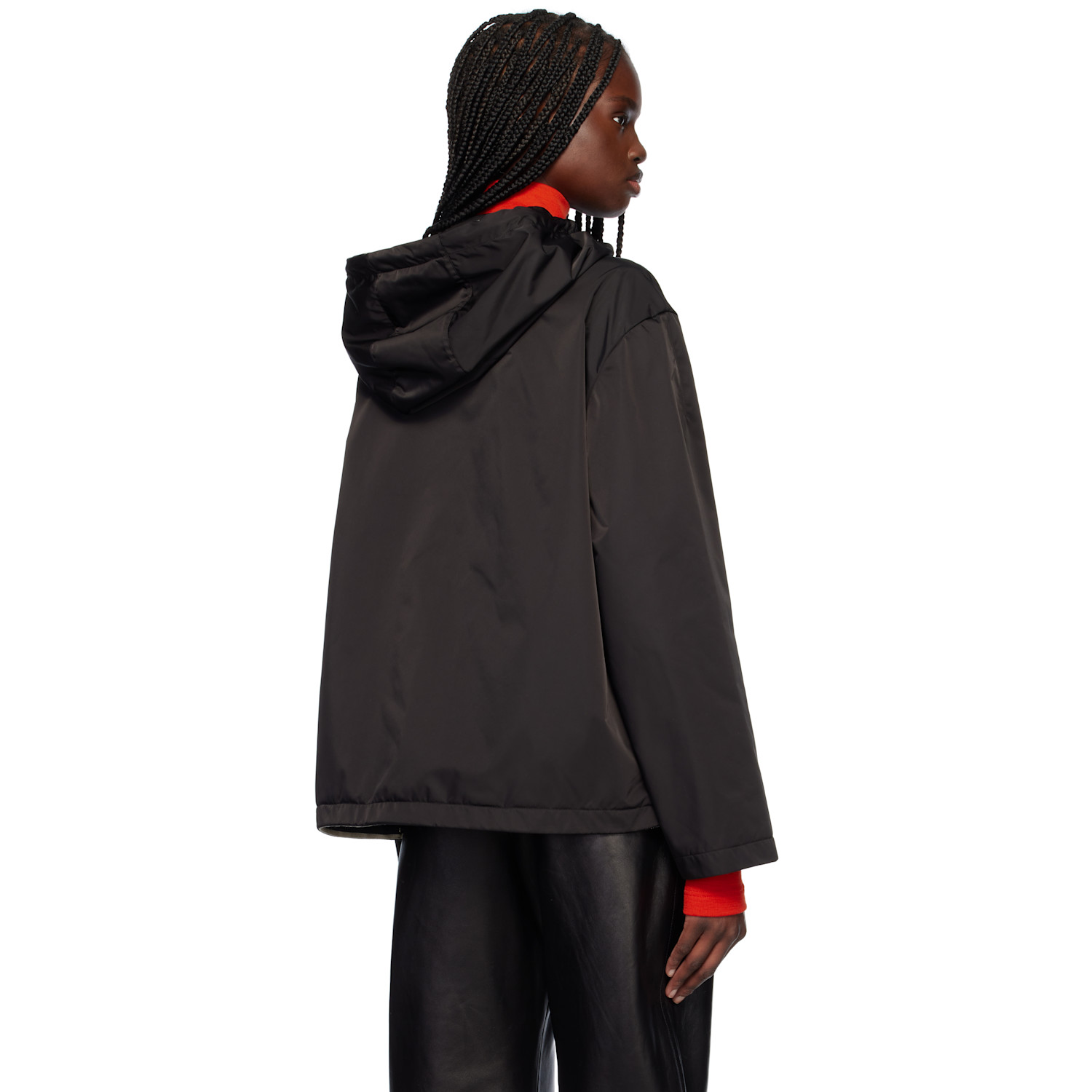  Moncler Black Cassiopea Hooded Jacket 