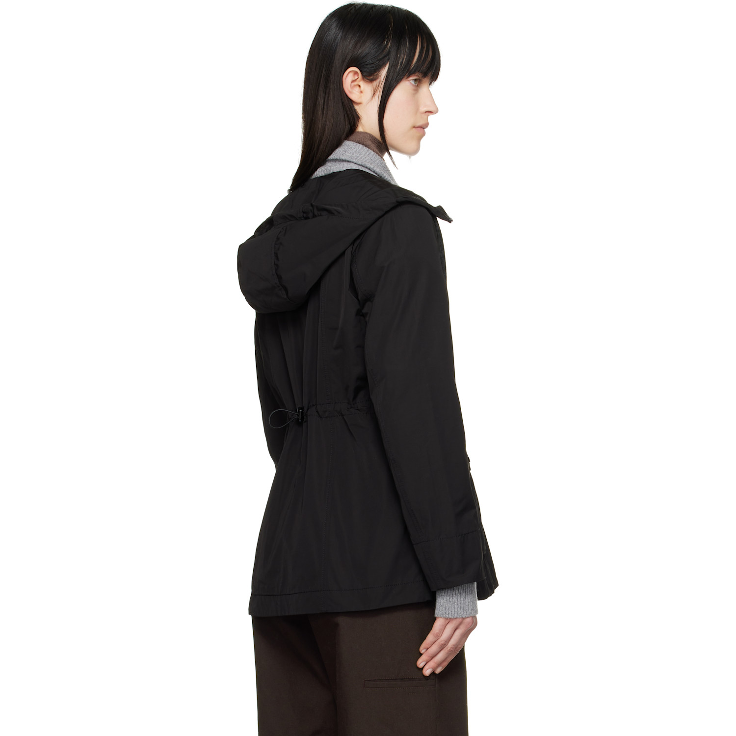  Moncler Black Leandro Hooded Jacket 