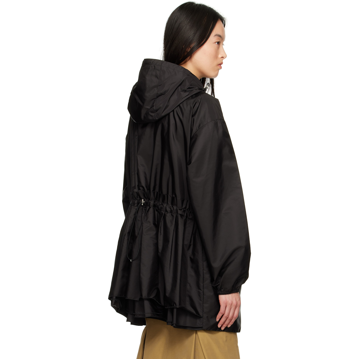  Moncler Black Wete Hooded Jacket 