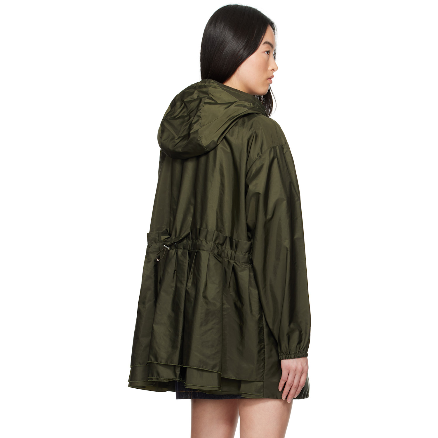  Moncler Green Wete Hooded Jacket 