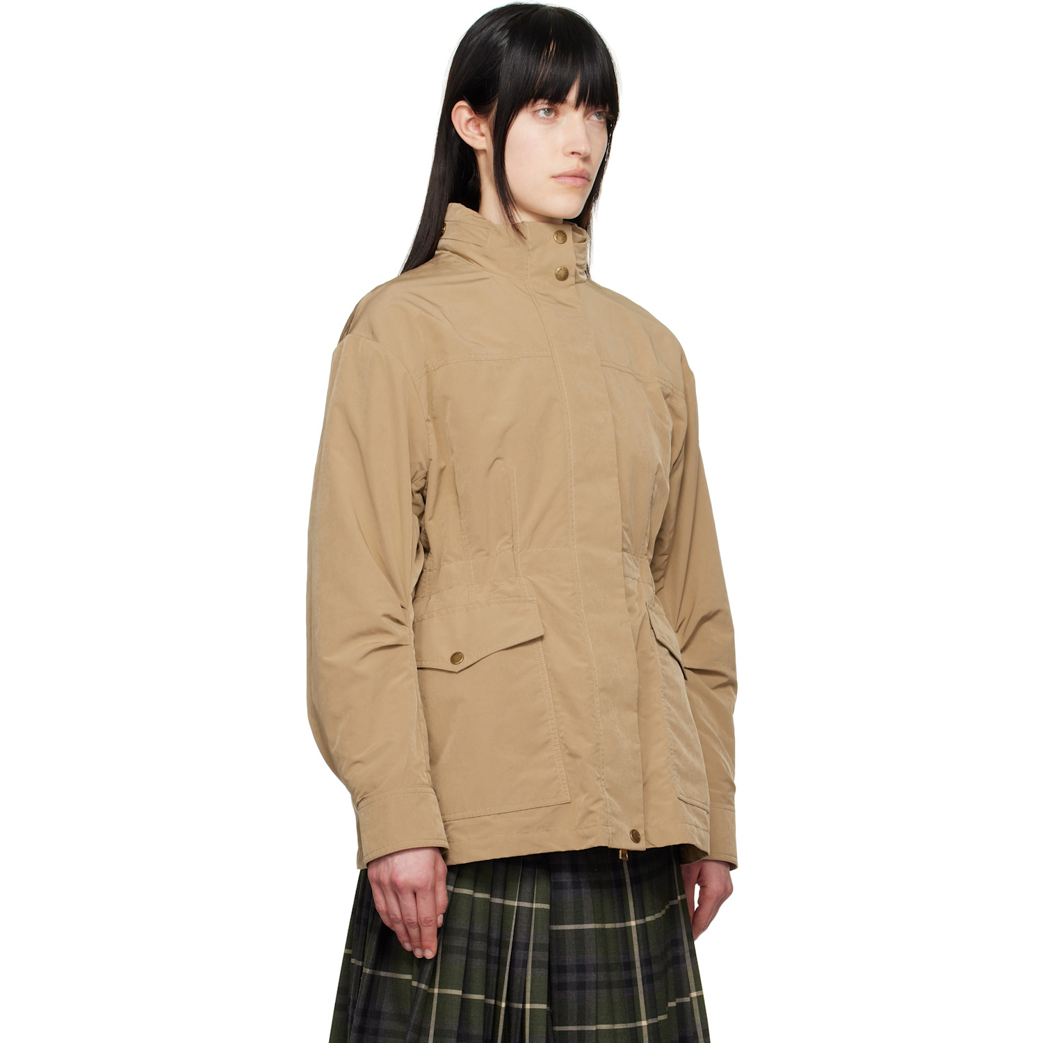  Moncler Beige Nades Short Jacket 