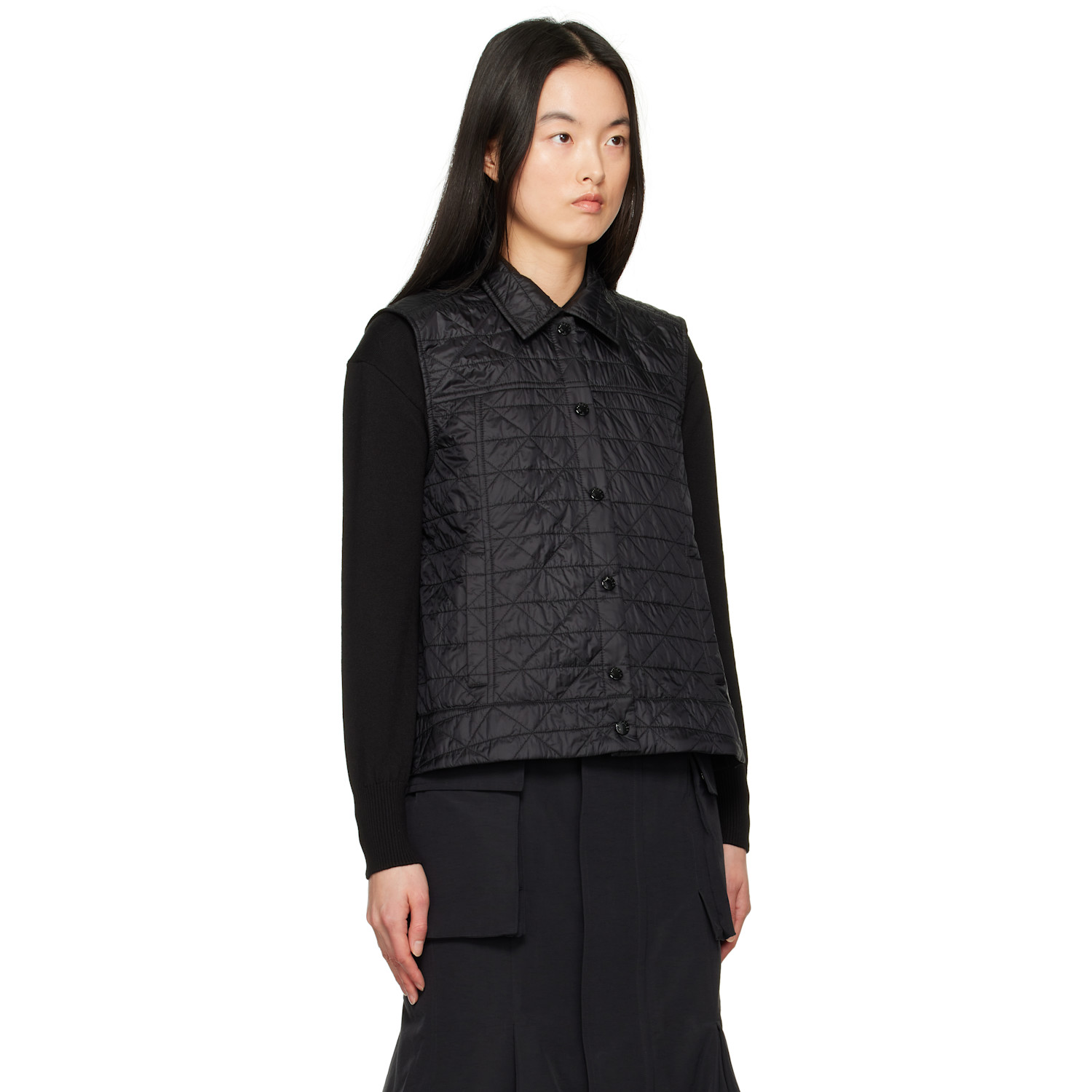  Moncler Black Vayres Vest 