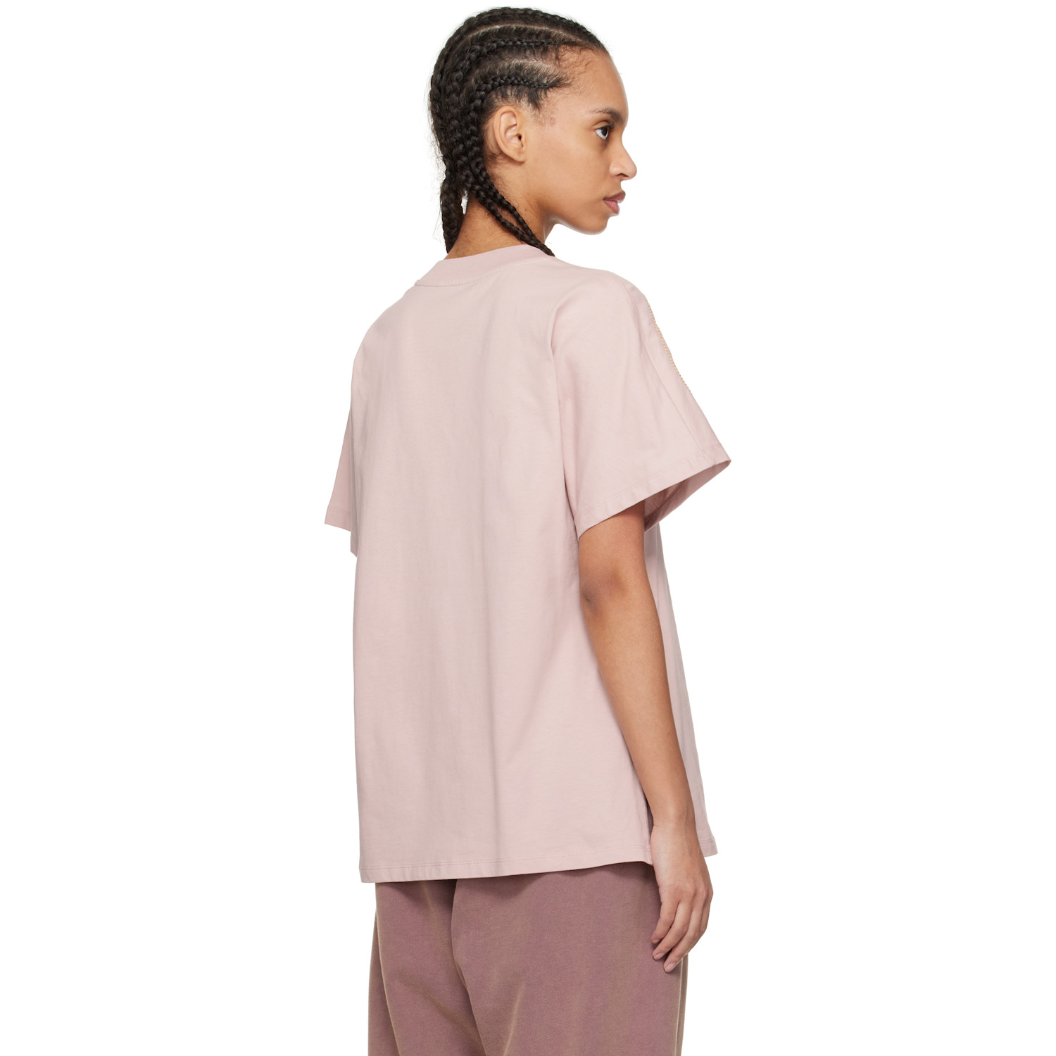  Moncler Pink S/s Logo T-shirt 