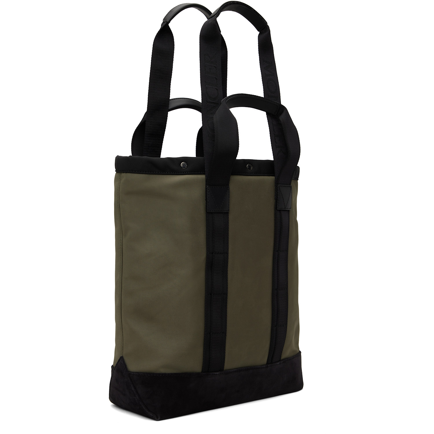  Moncler Khaki & Black Small Tech Tote 