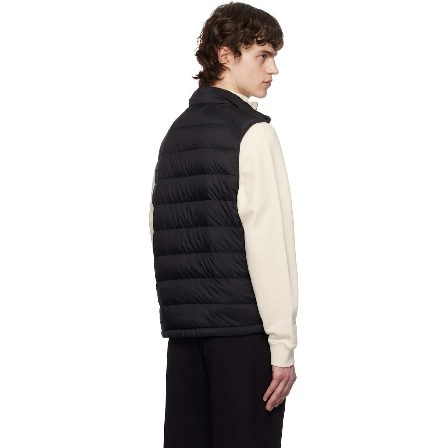  Moncler Black Barthe Down Vest 
