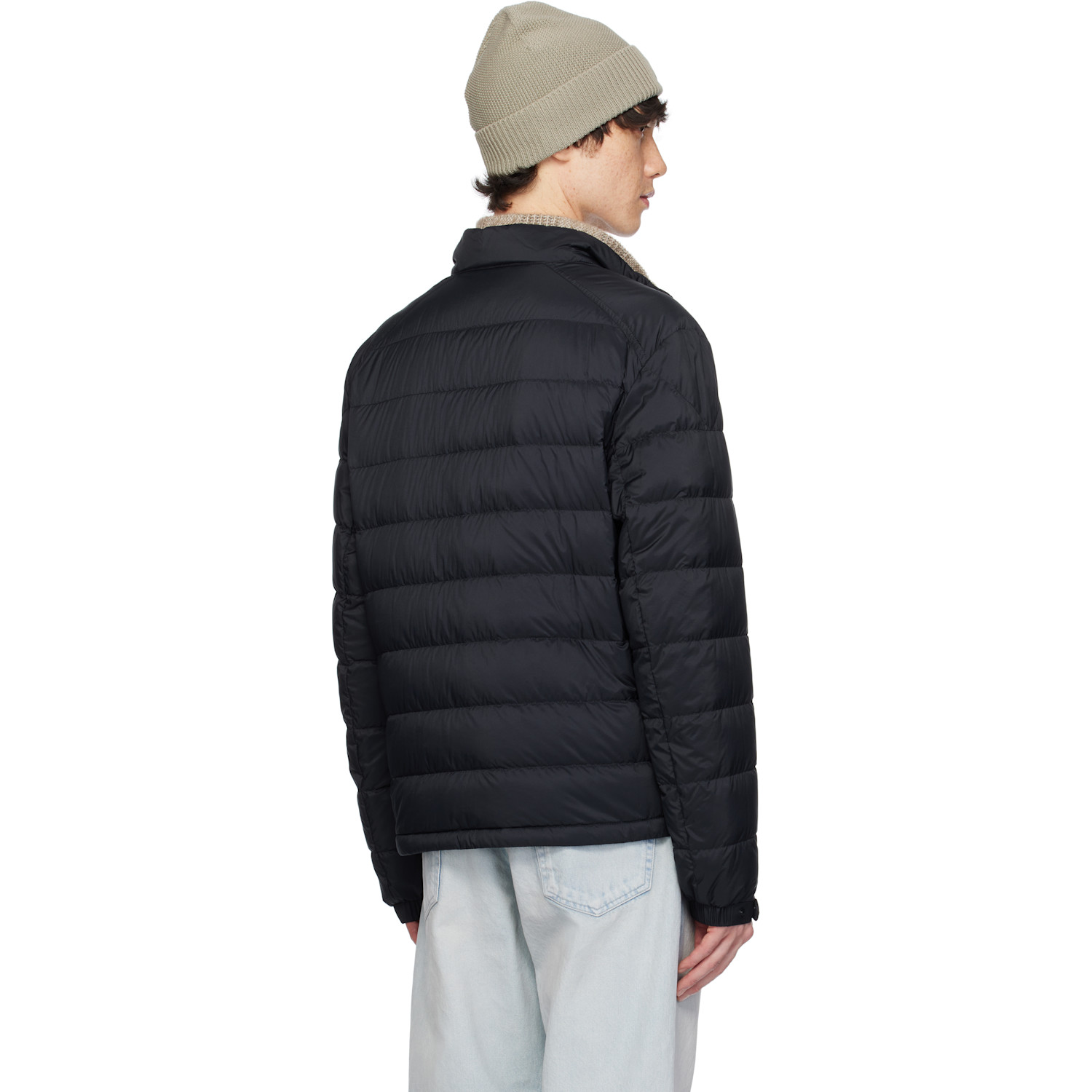  Moncler Navy Selves Short Down Jacket 