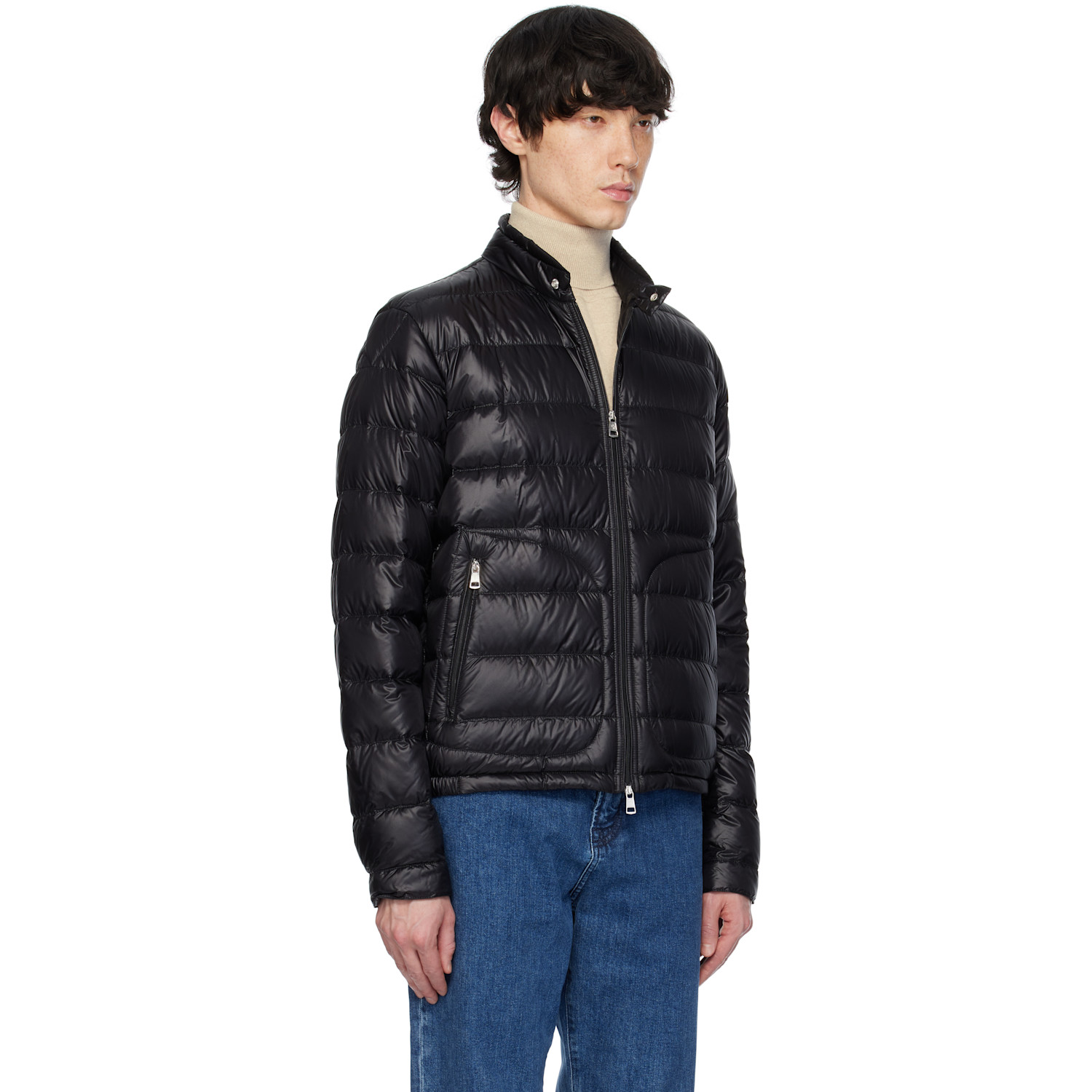  Moncler Black Acorus Short Down Jacket 