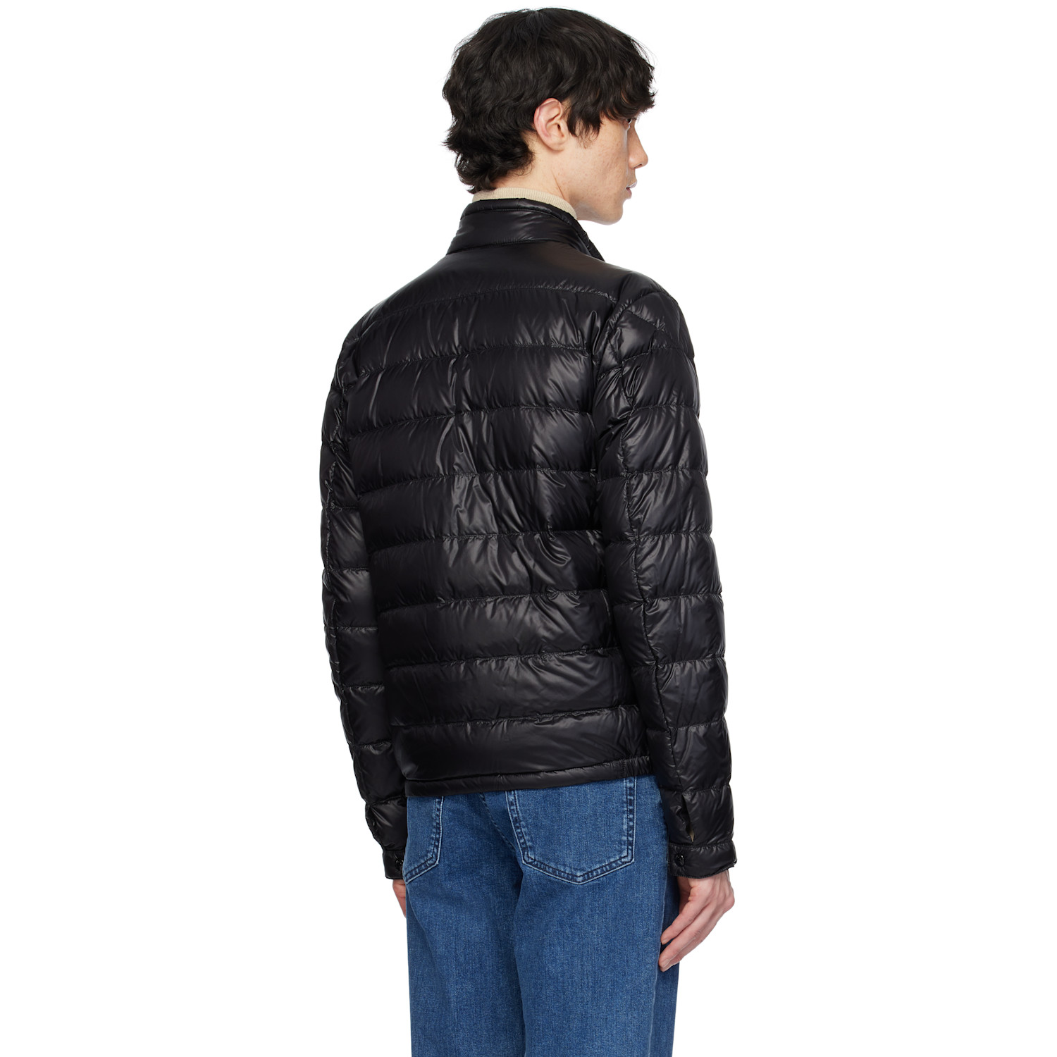  Moncler Black Acorus Short Down Jacket 